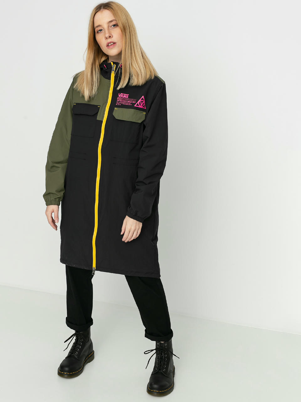 Kurtka Vans 66 Supply Long Anorak Mte Wmn (black)