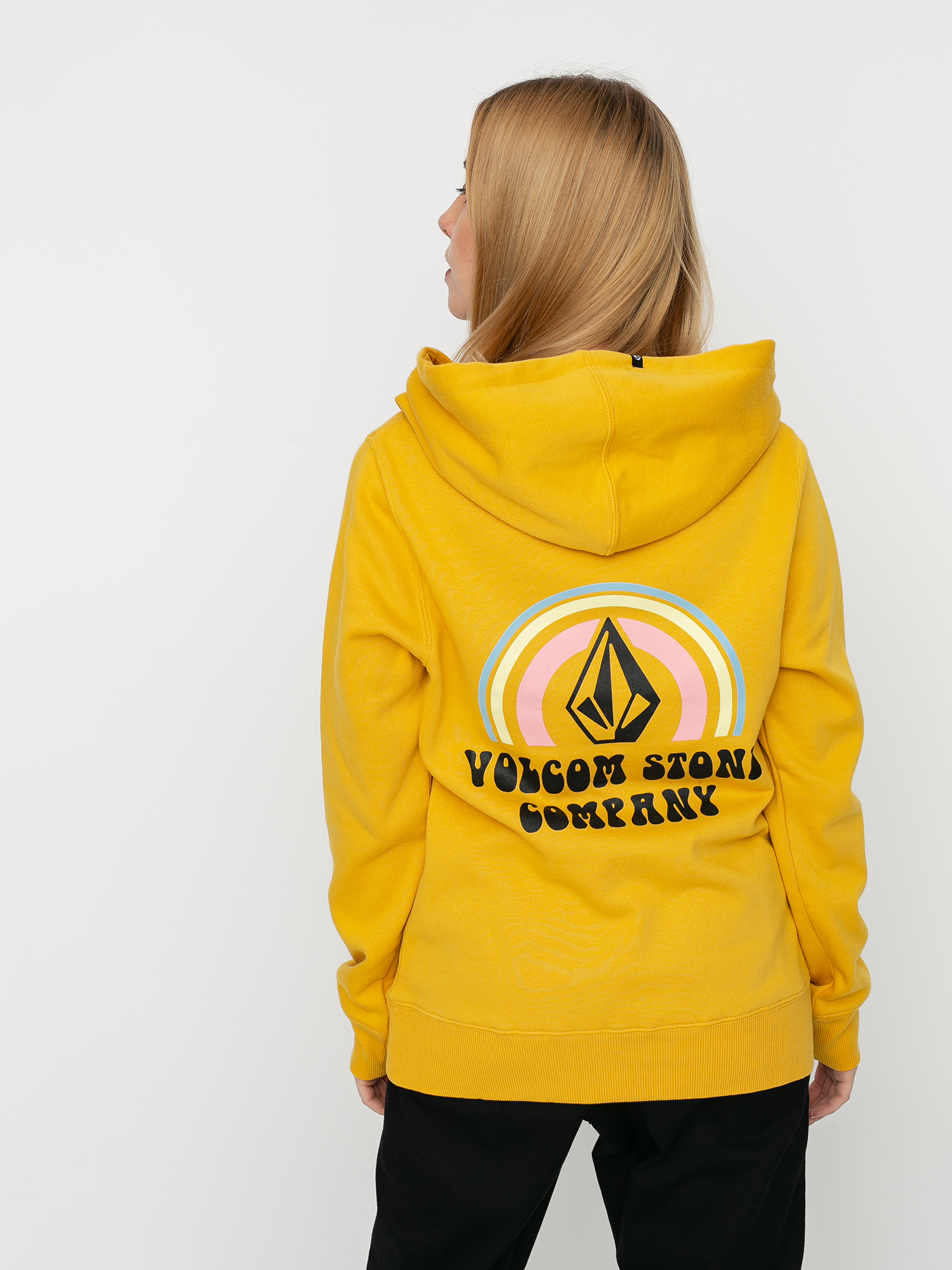 Bluza z kapturem Volcom Vol Stone HD Wmn (sunrise)