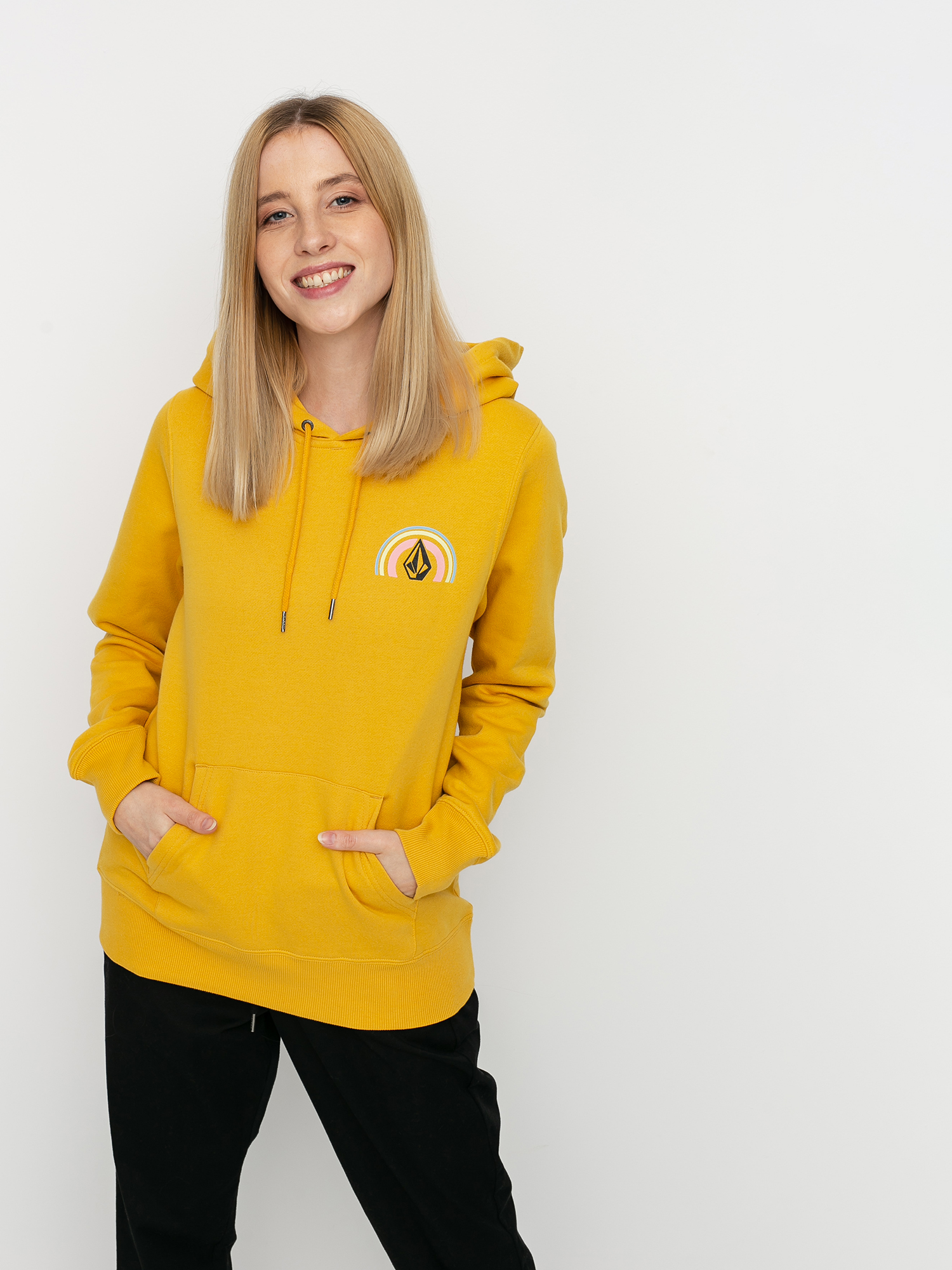 Bluza z kapturem Volcom Vol Stone HD Wmn (sunrise)