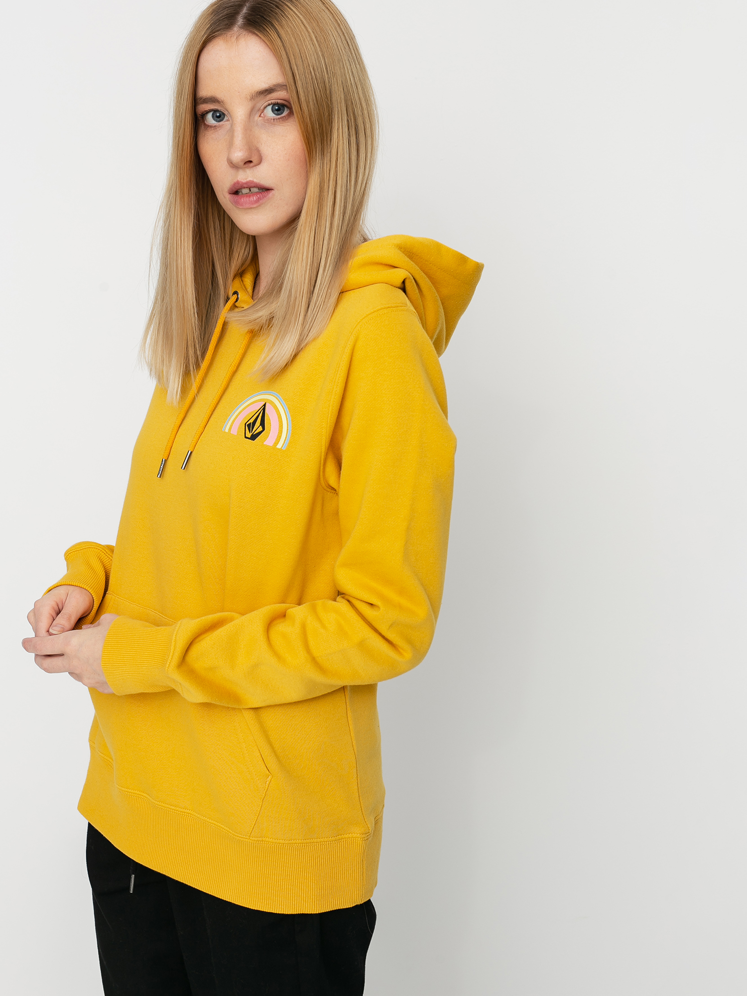 Bluza z kapturem Volcom Vol Stone HD Wmn (sunrise)