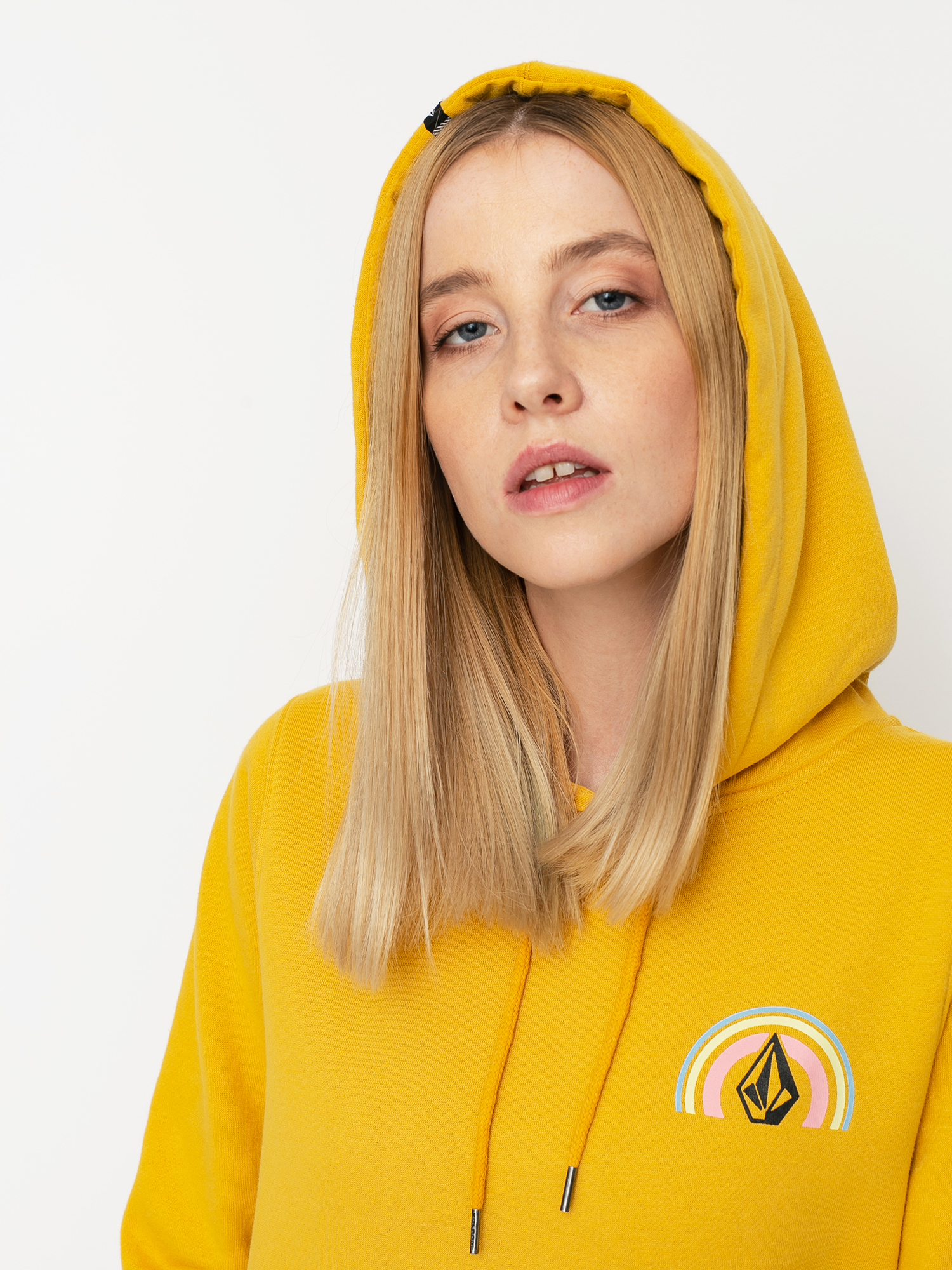 Bluza z kapturem Volcom Vol Stone HD Wmn (sunrise)