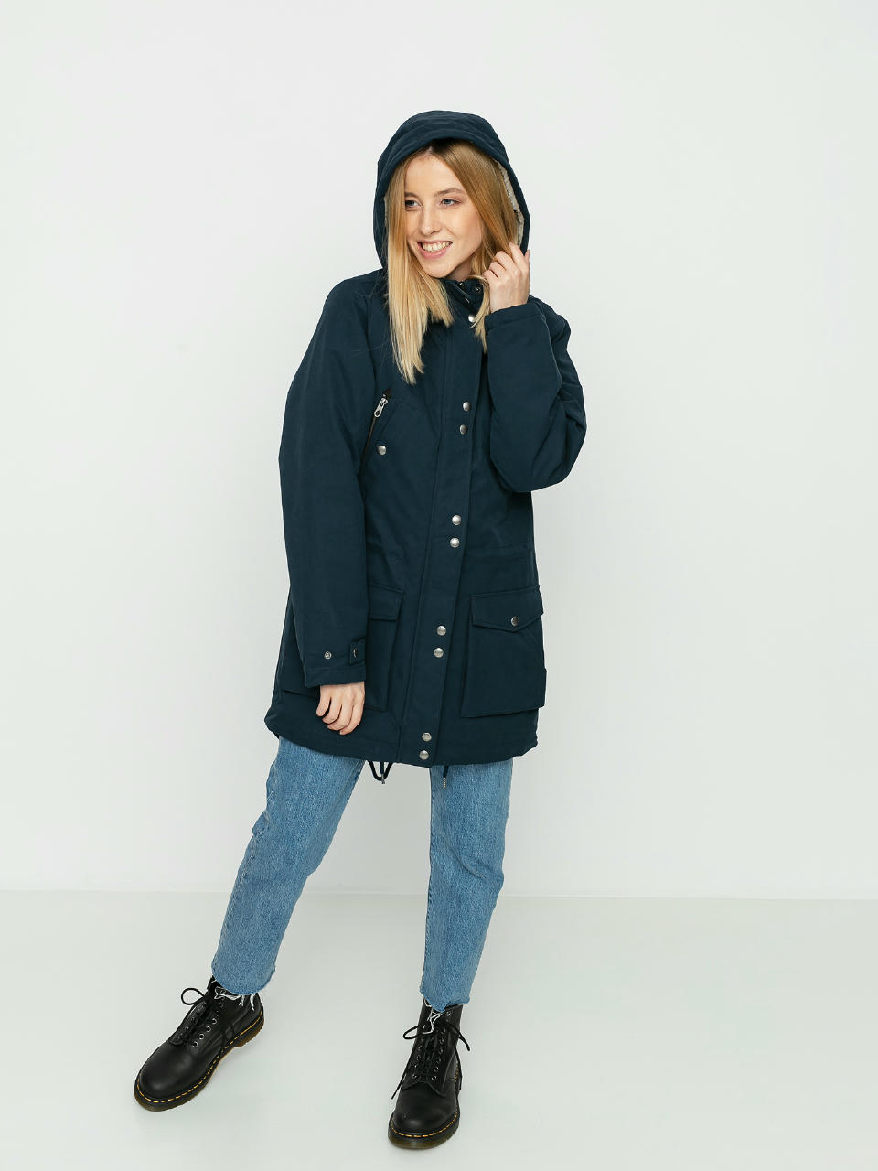 Kurtka Volcom Walk On By 5K Parka Wmn (sea navy)