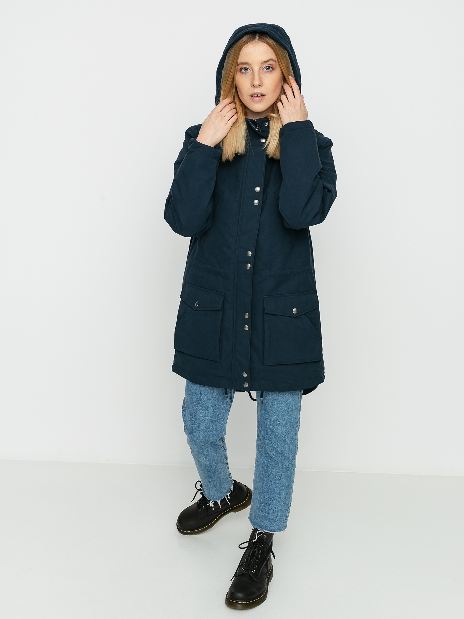 Kurtka Volcom Walk On By 5K Parka Wmn (sea navy)