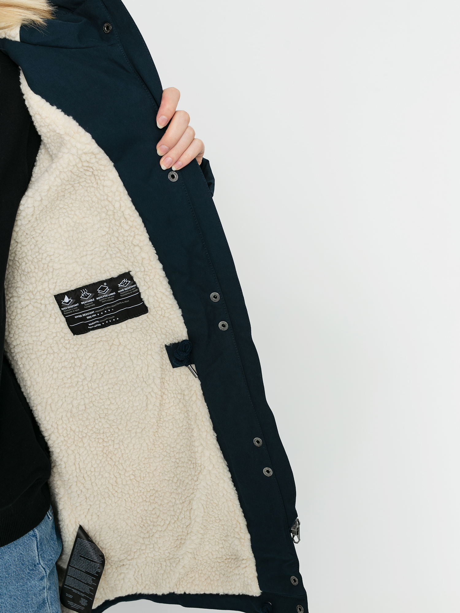 Kurtka Volcom Walk On By 5K Parka Wmn (sea navy)