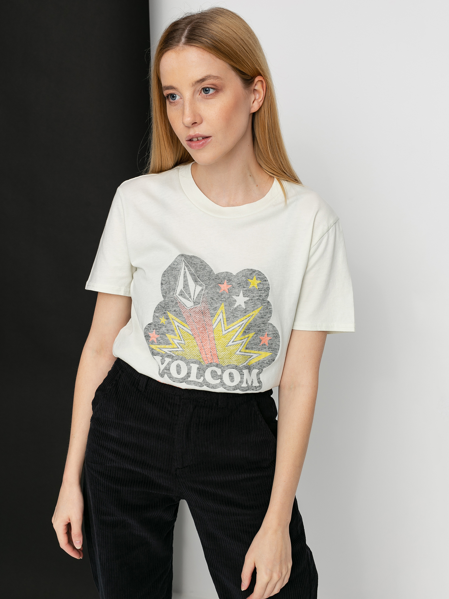 T-shirt Volcom Lock It Up Wmn (mist)