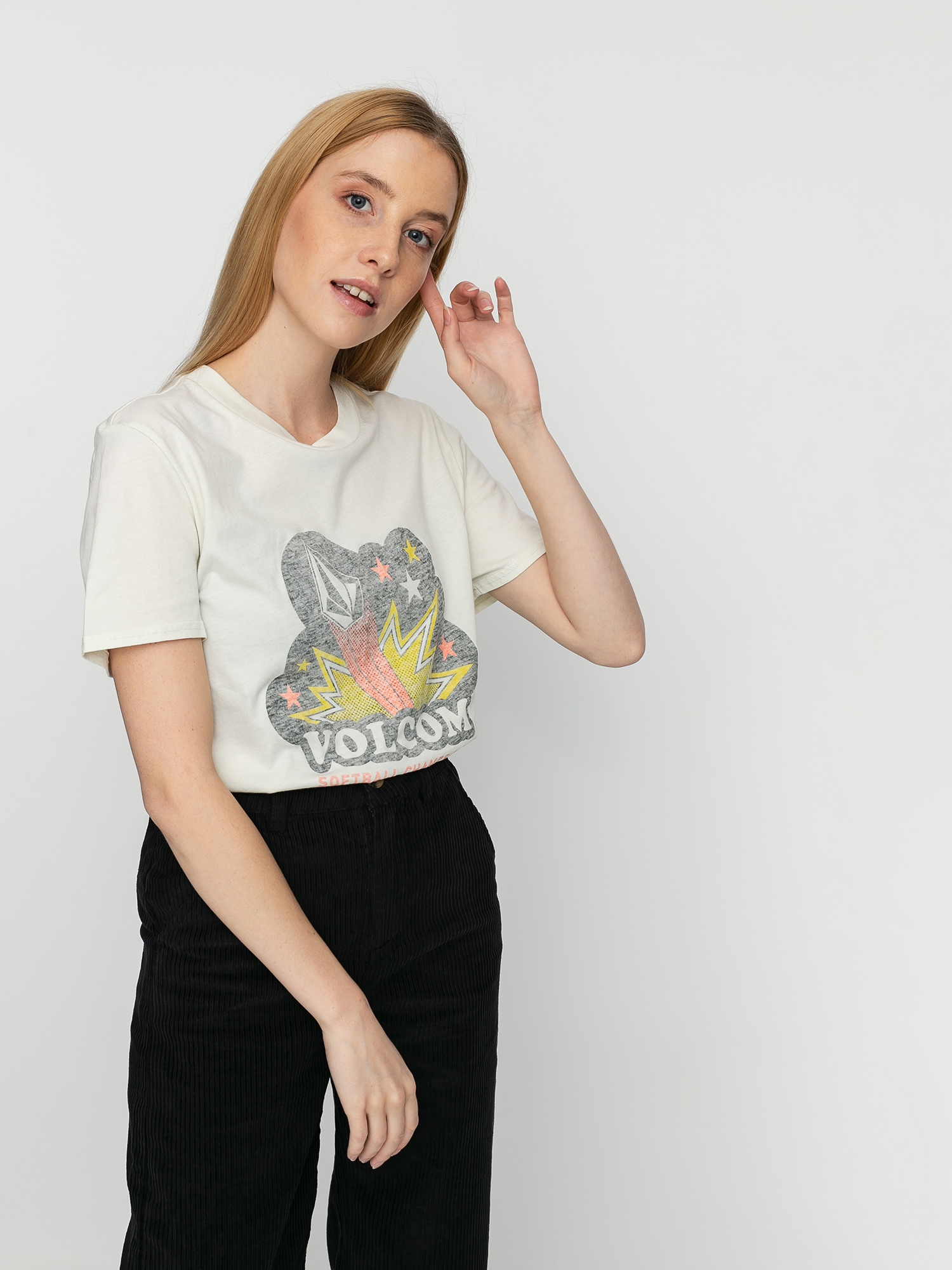 T-shirt Volcom Lock It Up Wmn (mist)