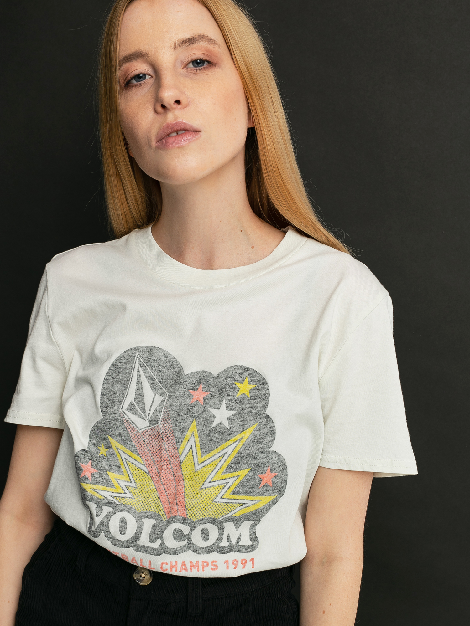 T-shirt Volcom Lock It Up Wmn (mist)