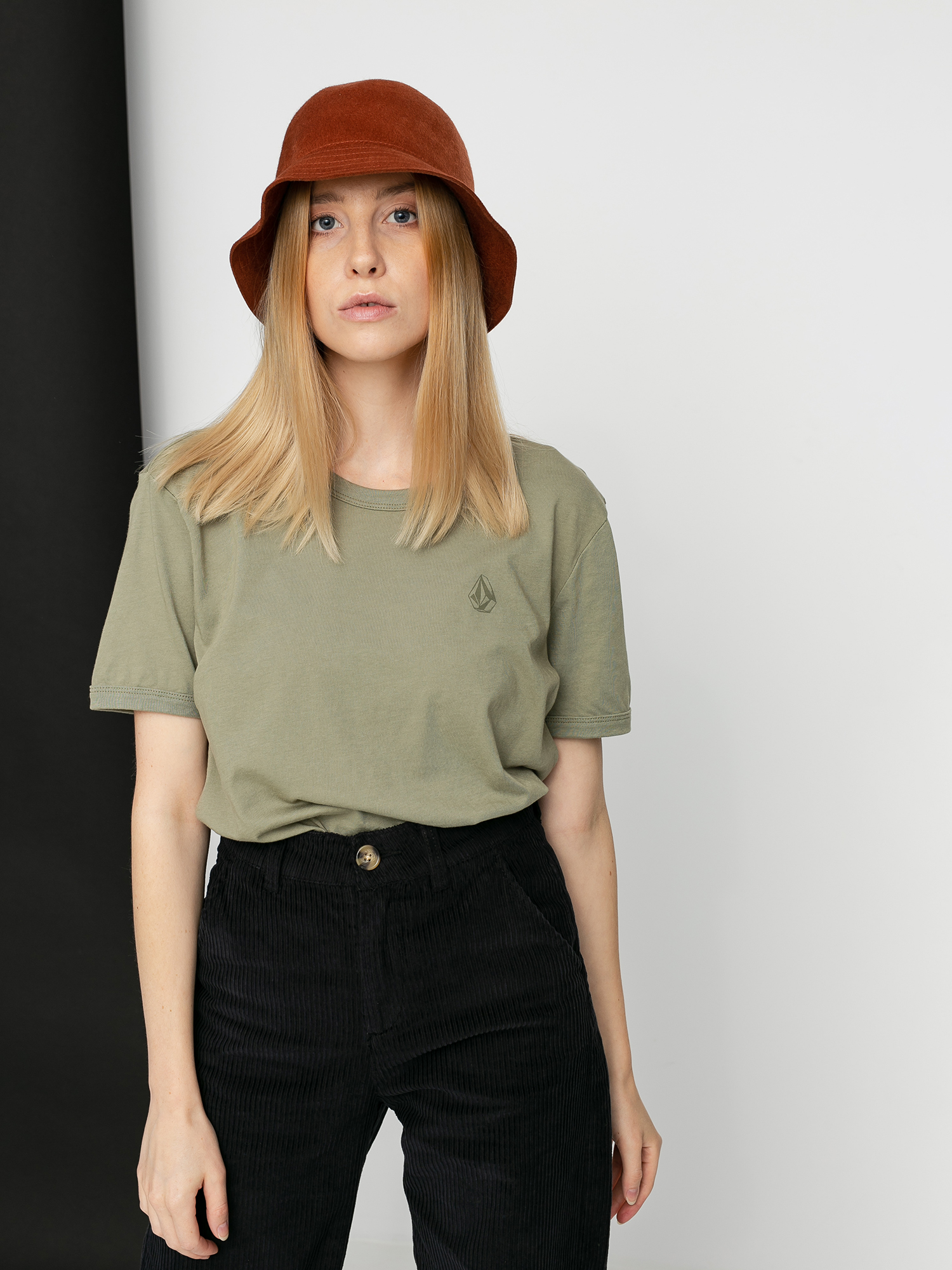 T-shirt Volcom Vsc Ringer Wmn (green tea)