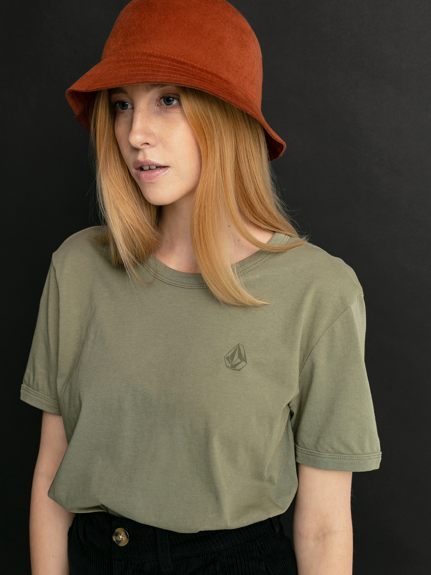 T-shirt Volcom Vsc Ringer Wmn (green tea)