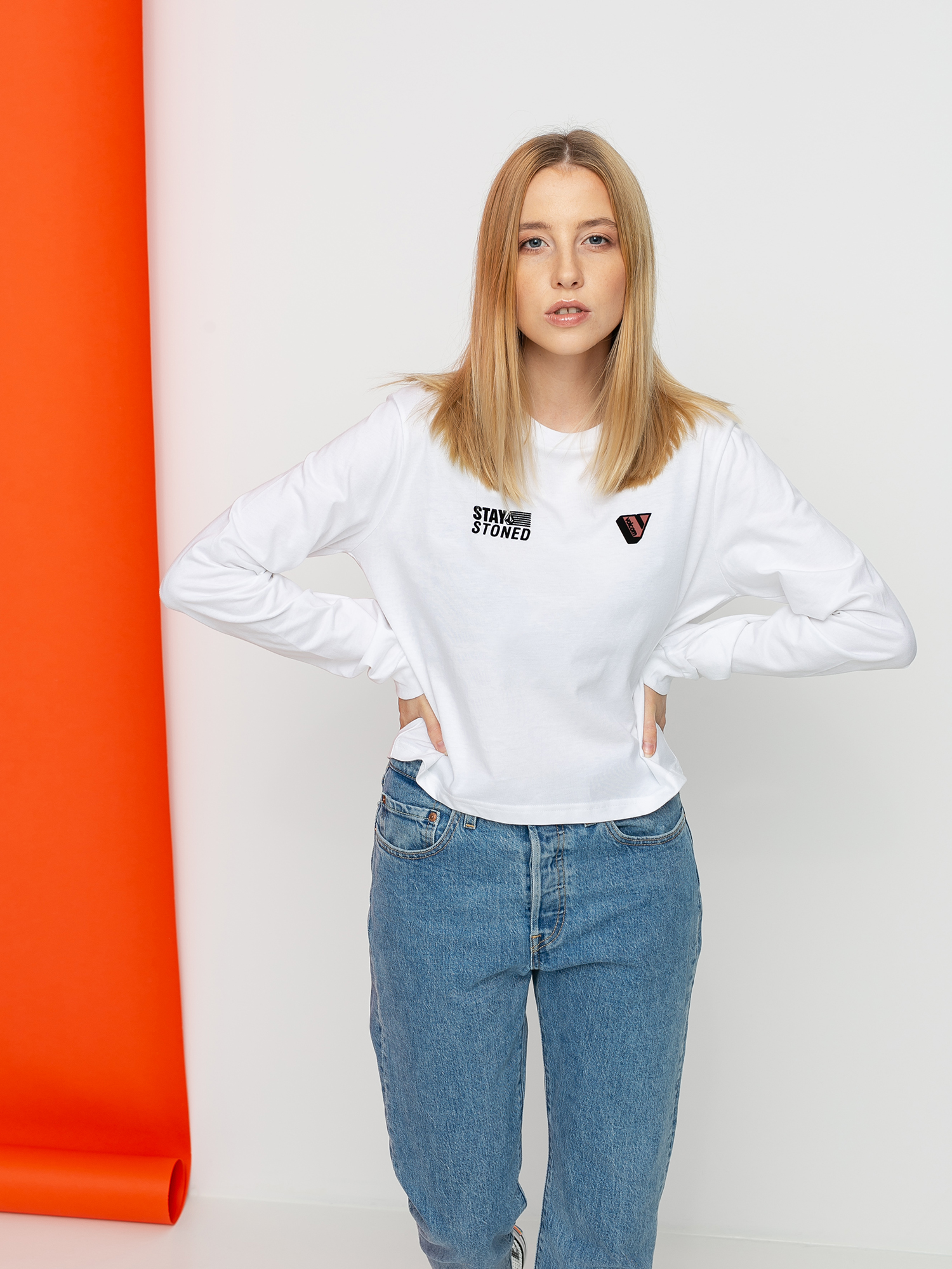 Longsleeve Volcom Gangstone Wmn (white)