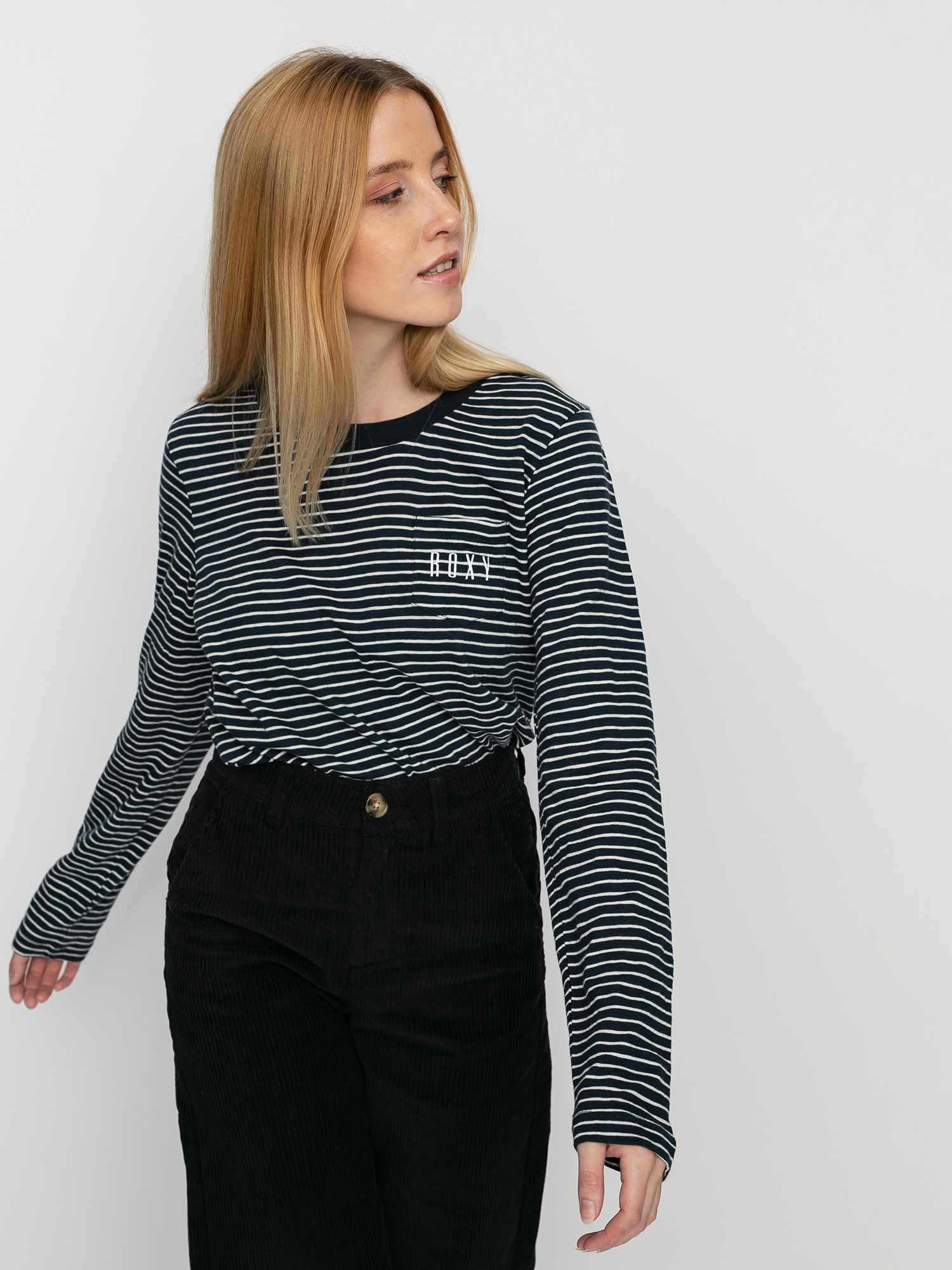 Longsleeve Roxy Feel Sand Wmn (mood indigo me stripes)