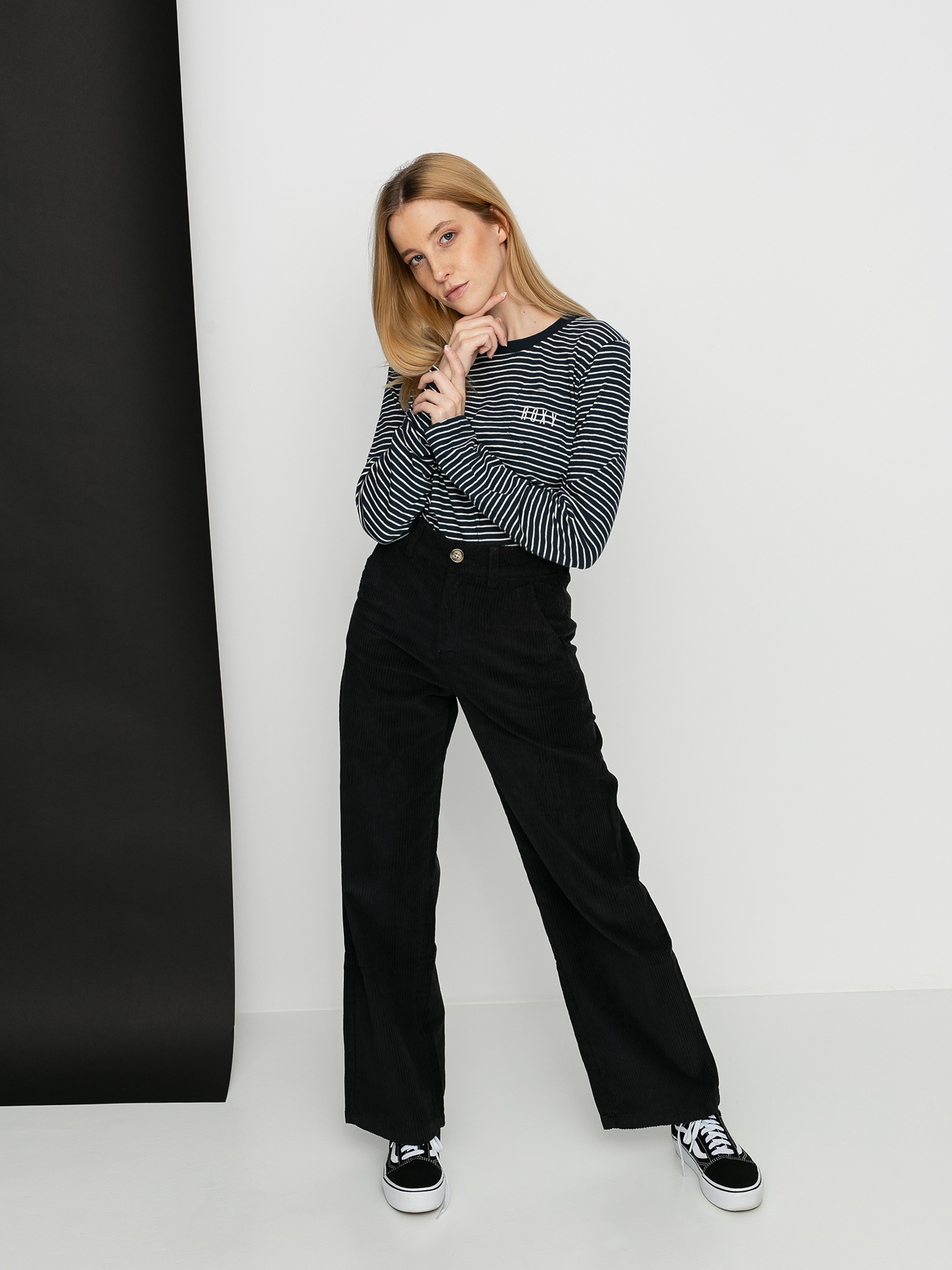 Longsleeve Roxy Feel Sand Wmn (mood indigo me stripes)
