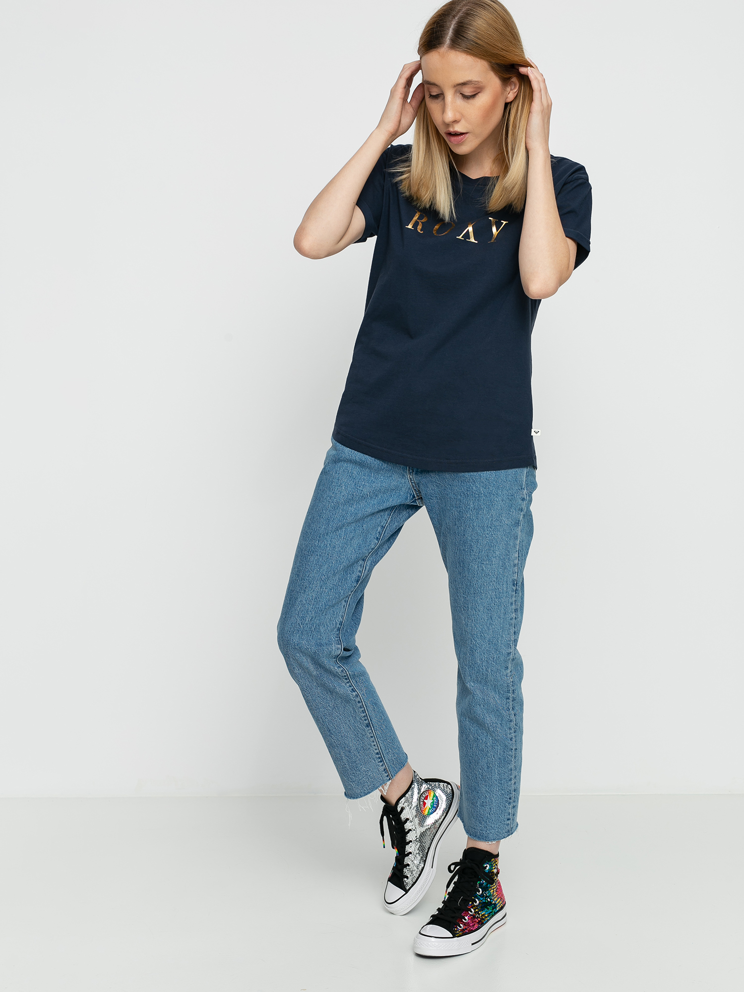 T-shirt Roxy Epic Afternoon Word Wmn (mood indigo)