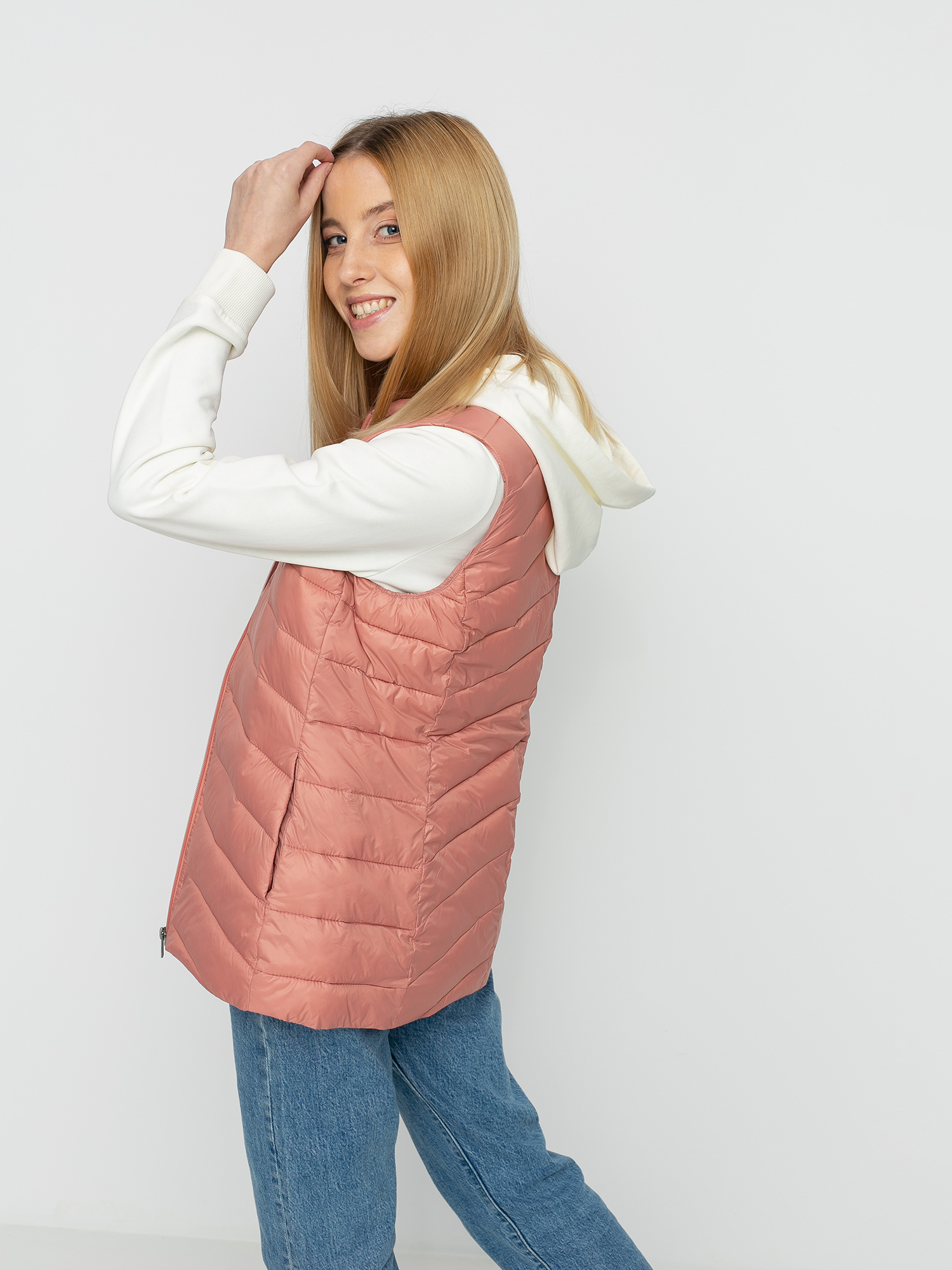 Kamizelka Roxy Coast Road Sleeveless Wmn (ash rose)
