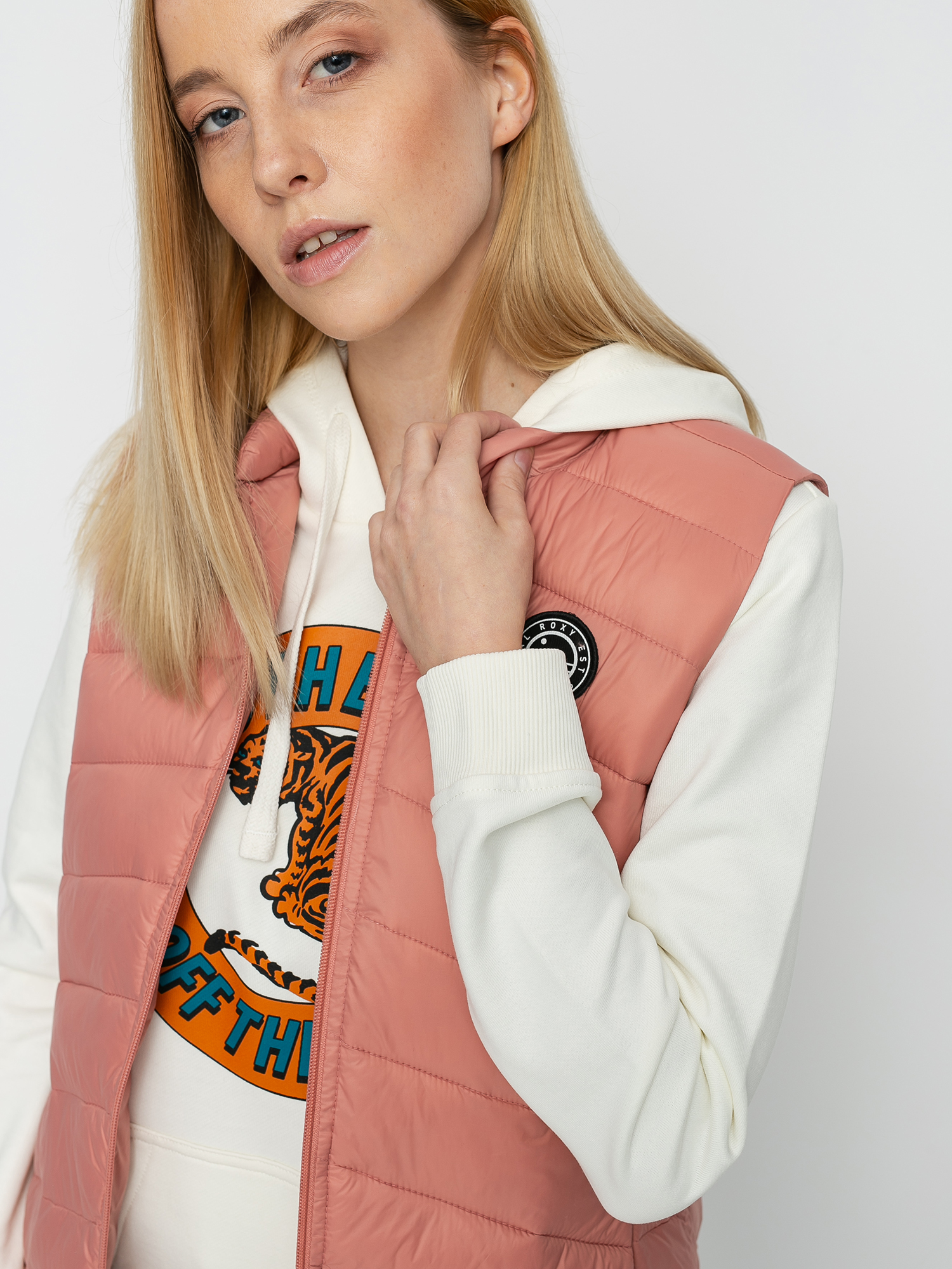 Kamizelka Roxy Coast Road Sleeveless Wmn (ash rose)