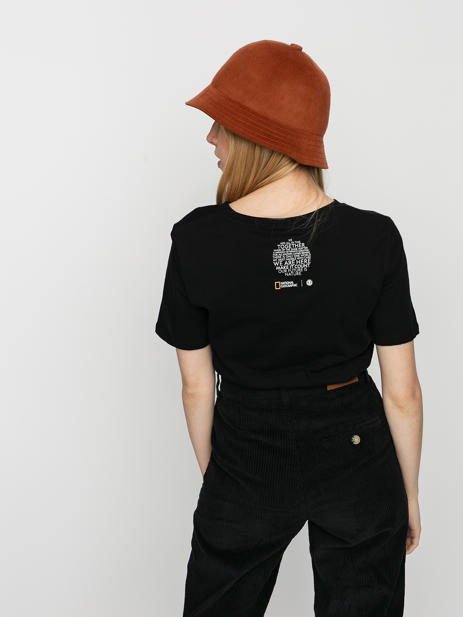 T-shirt Element Nat Geo Crop Wmn (black)