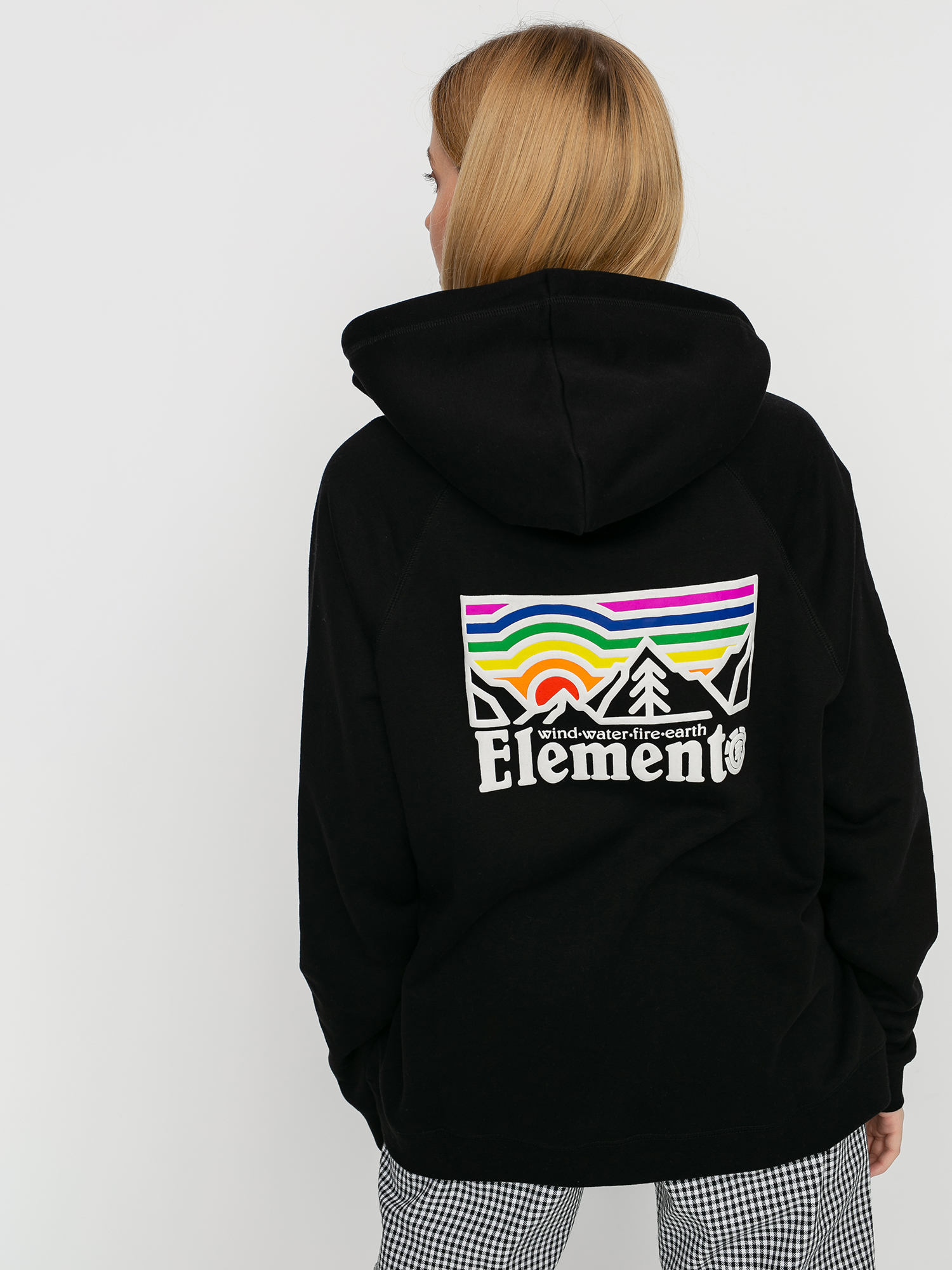 Bluza z kapturem Element Landscape HD Wmn (flint black)