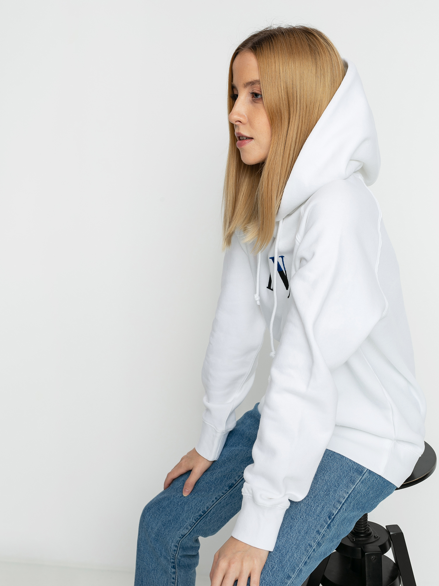Bluza z kapturem Levi's® Graphic Sport HD Wmn (split serif multicolor white)