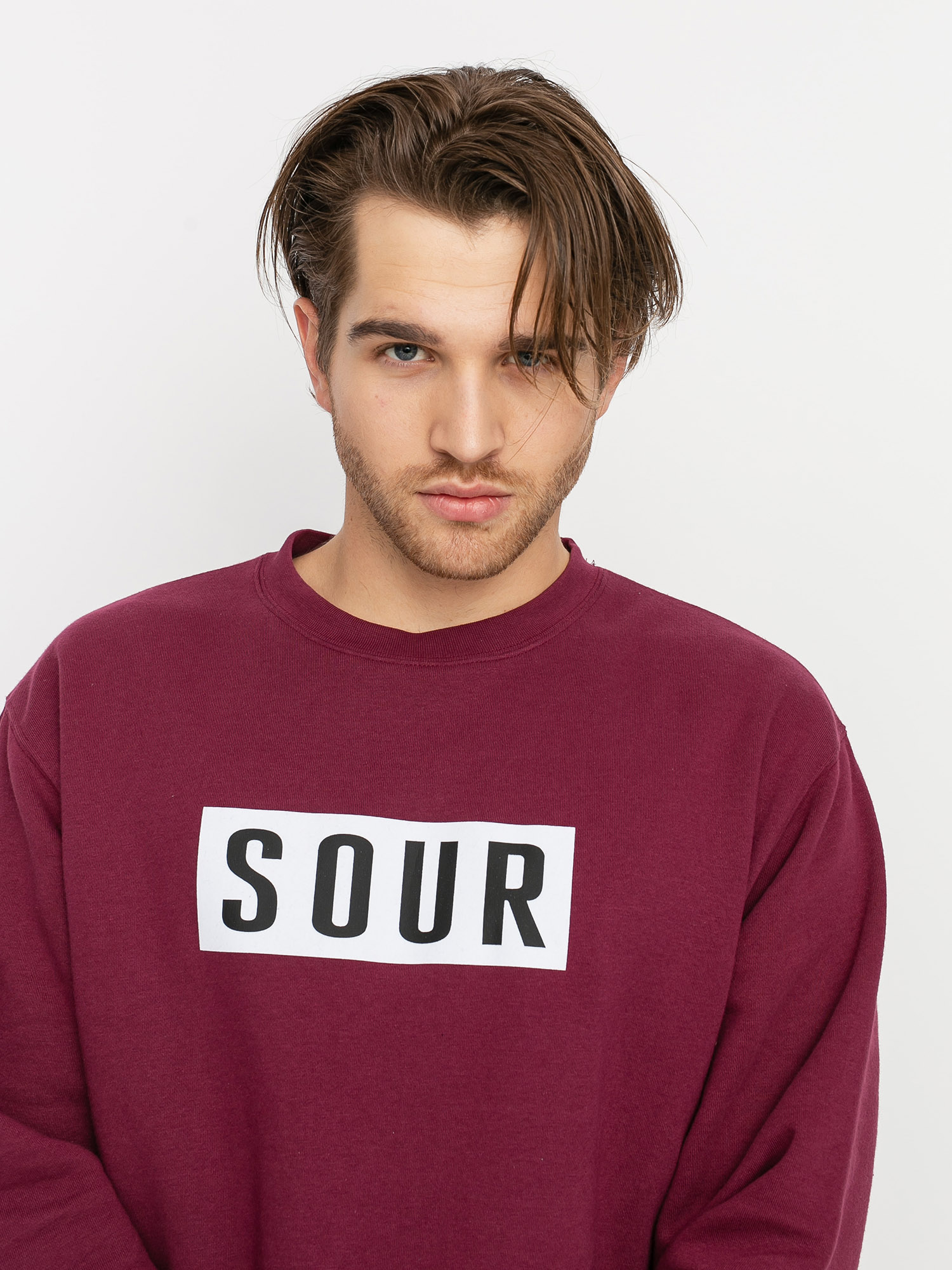 Bluza Sour Solution Sour Patch Crew (burgundy)