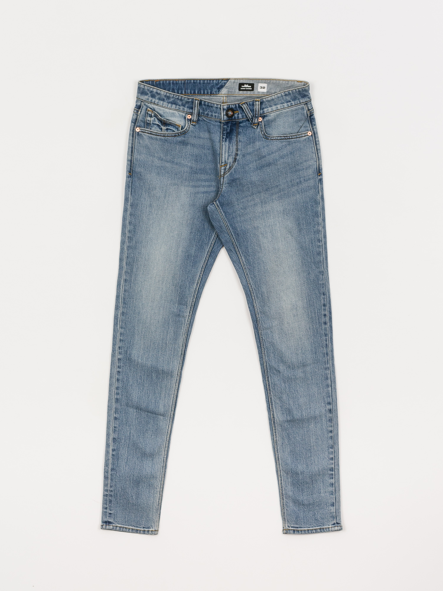 Spodnie Volcom 2X4 Tapered (vmi vintage marboled indigo)