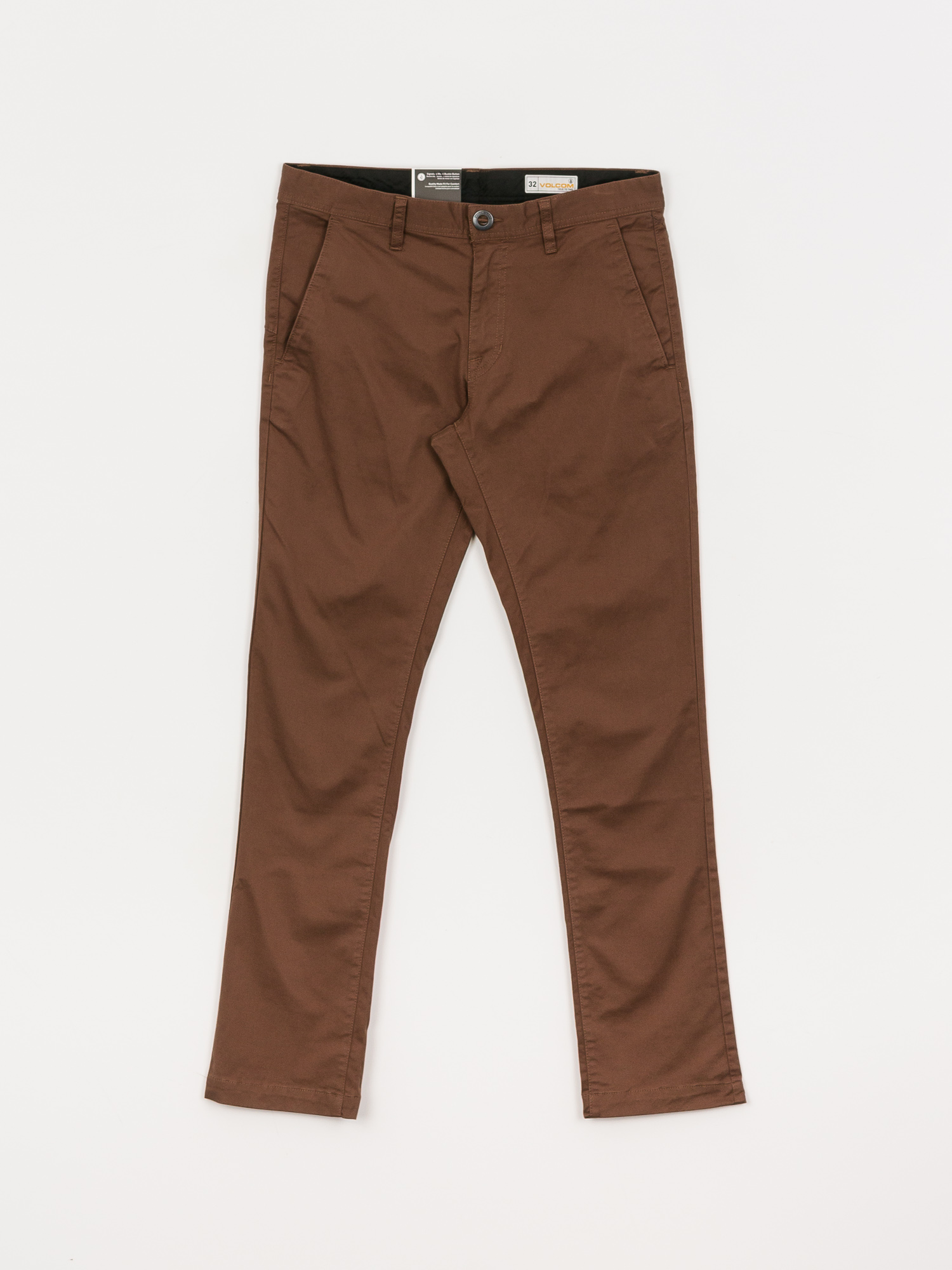 Spodnie Volcom Frickin Slim Chino (vintage brown)