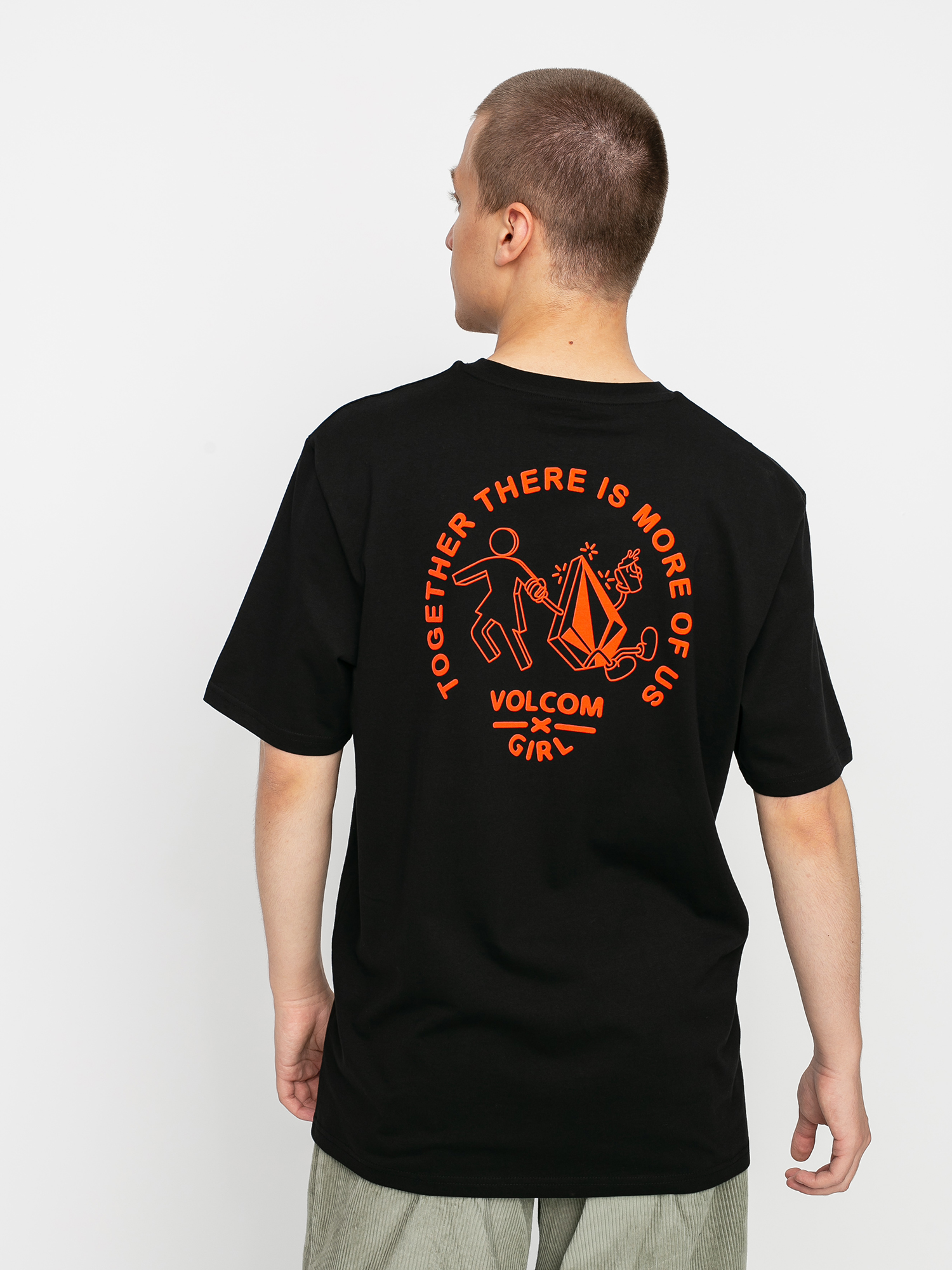 T-shirt Volcom X Girl Skateboards Stonely Rlx (black)