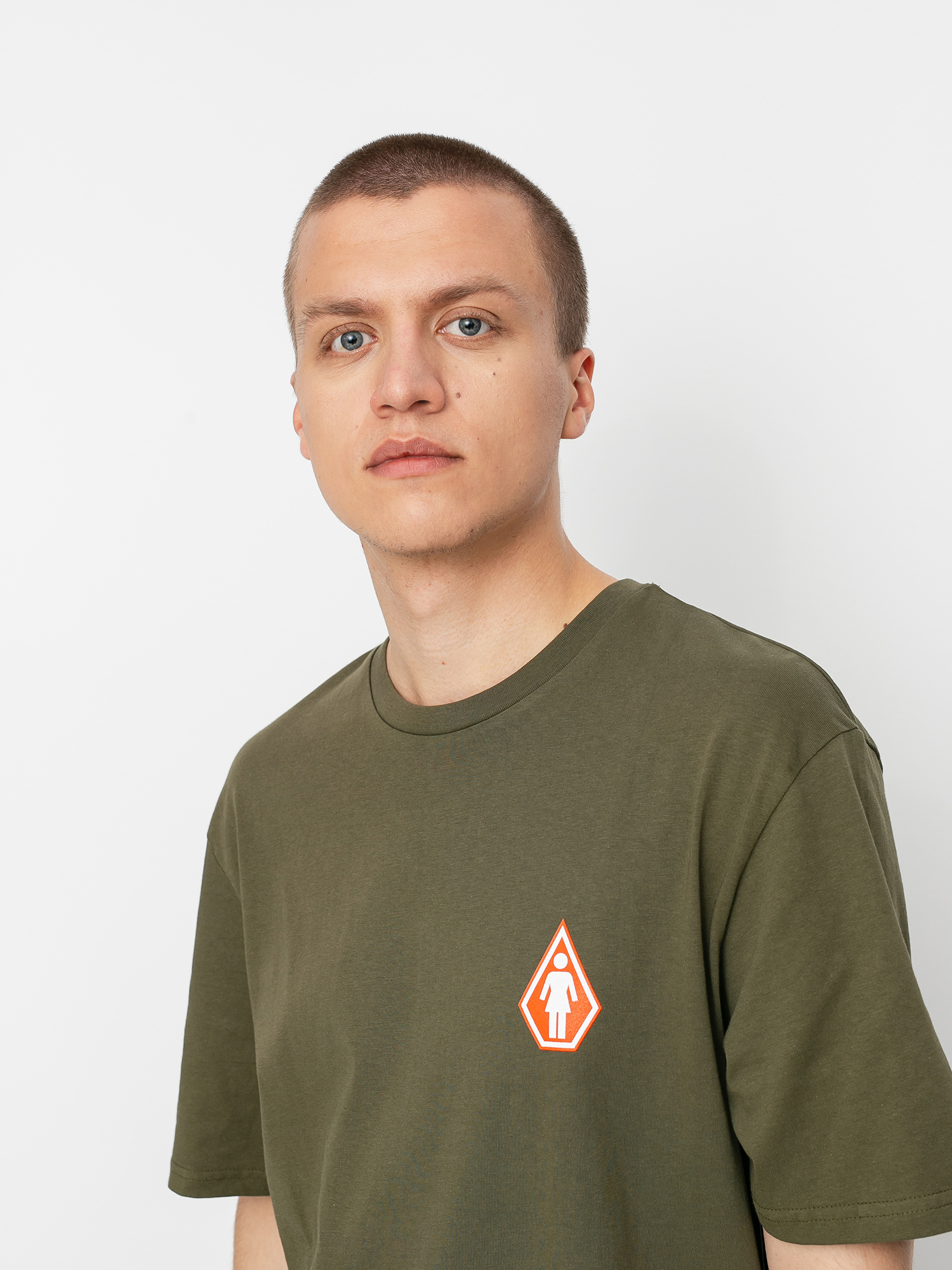 T-shirt Volcom X Girl Skateboards Pretty Stoned Rlx (military)