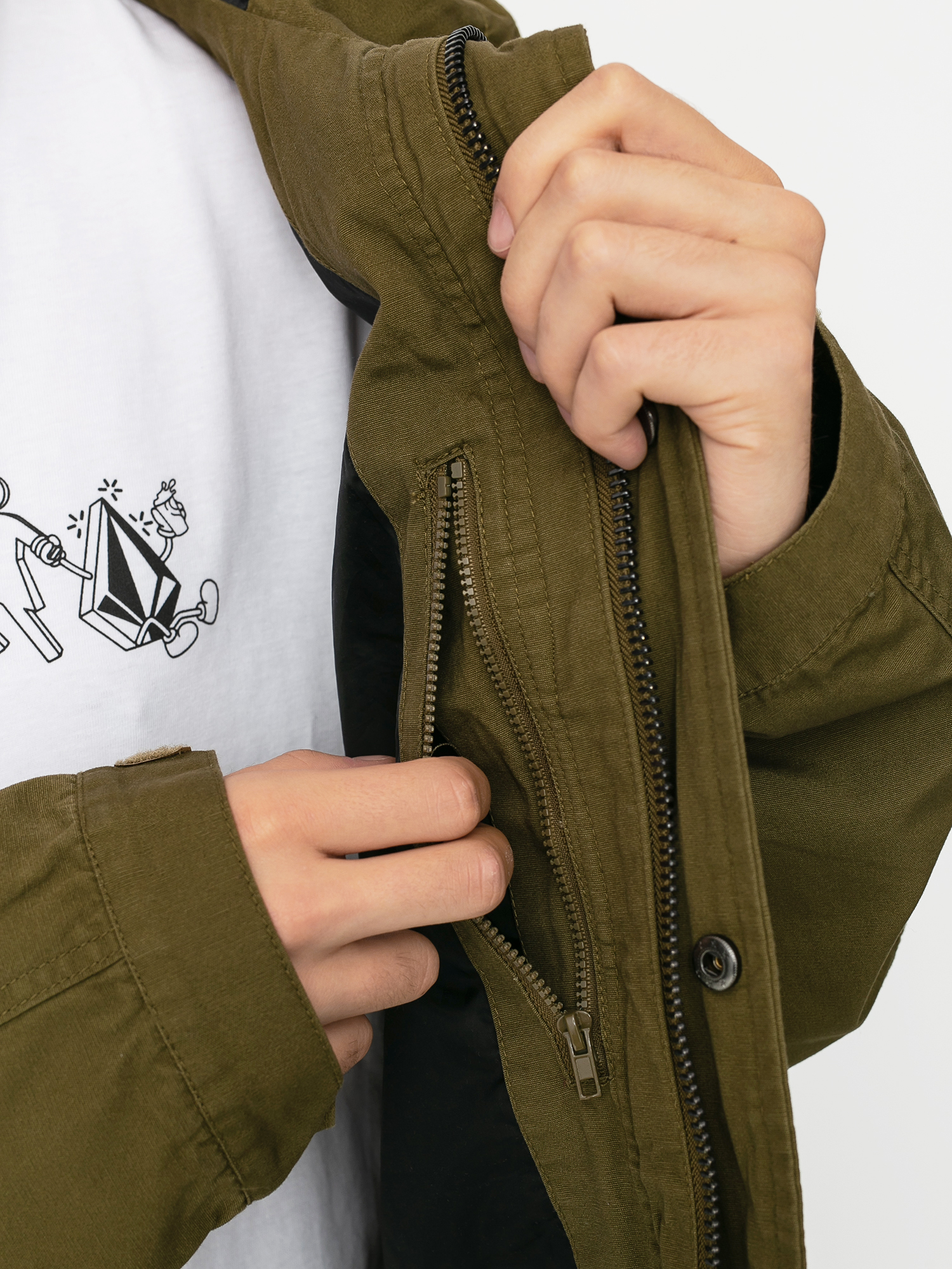 Kurtka DC Boxy Parka (military olive)