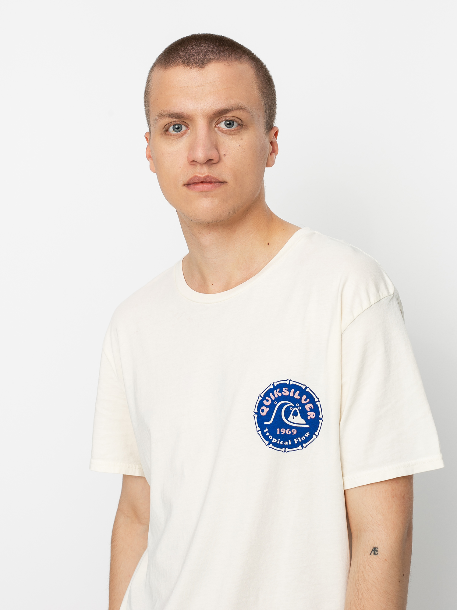 T-shirt Quiksilver Devils Wink (snow white)