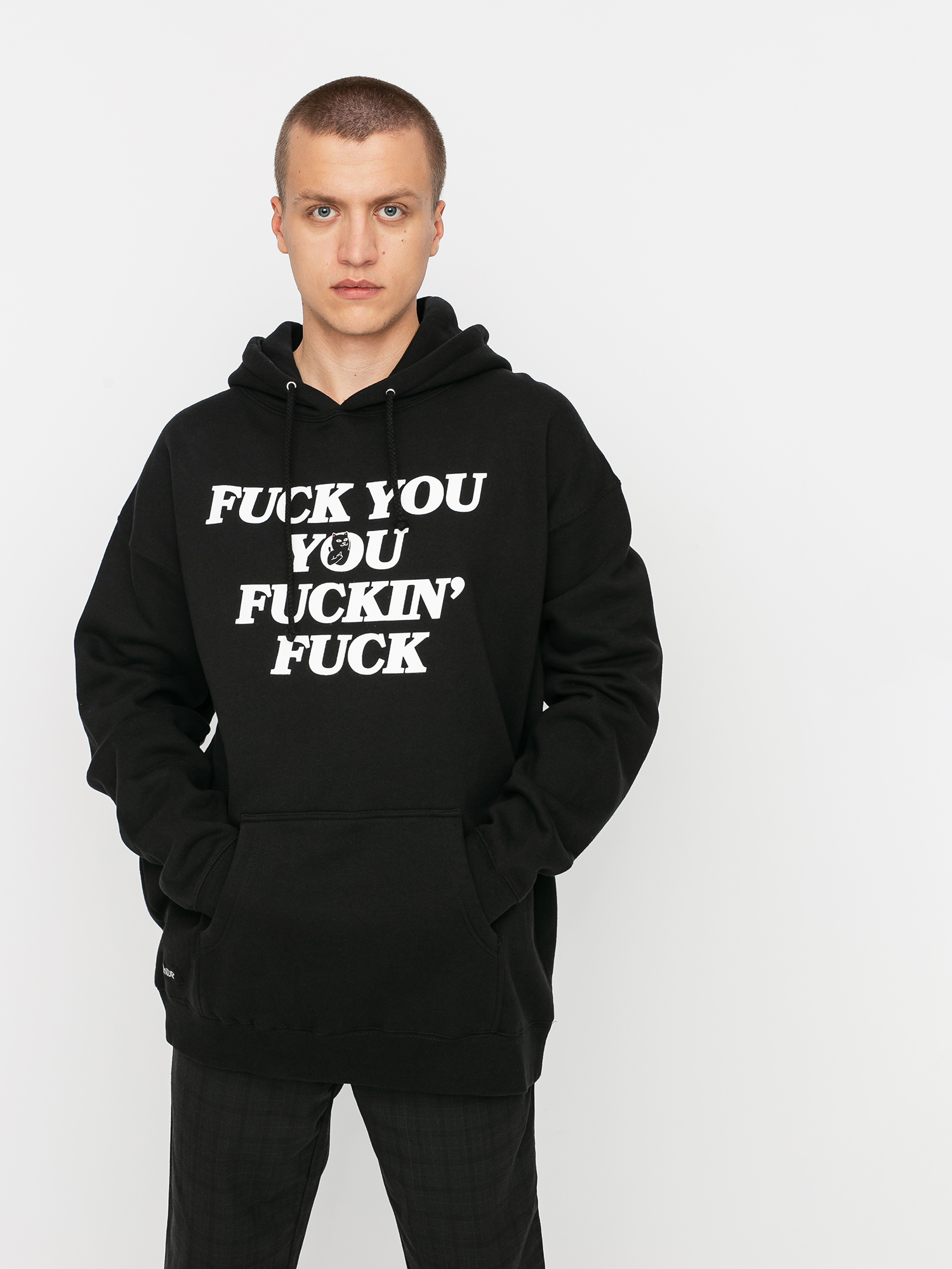 Bluza z kapturem RipNDip Fucking Fuck HD (black)