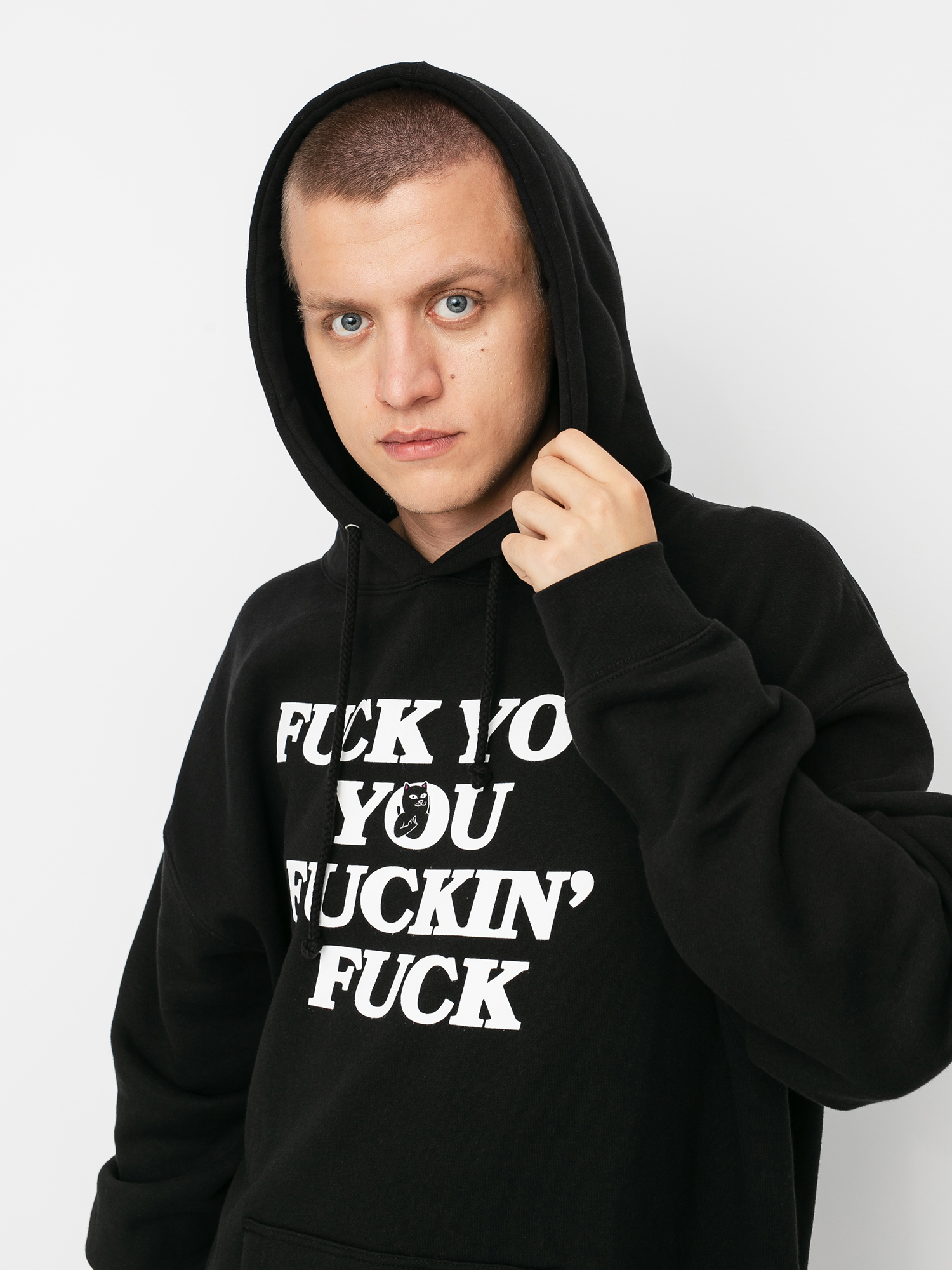 Bluza z kapturem RipNDip Fucking Fuck HD (black)