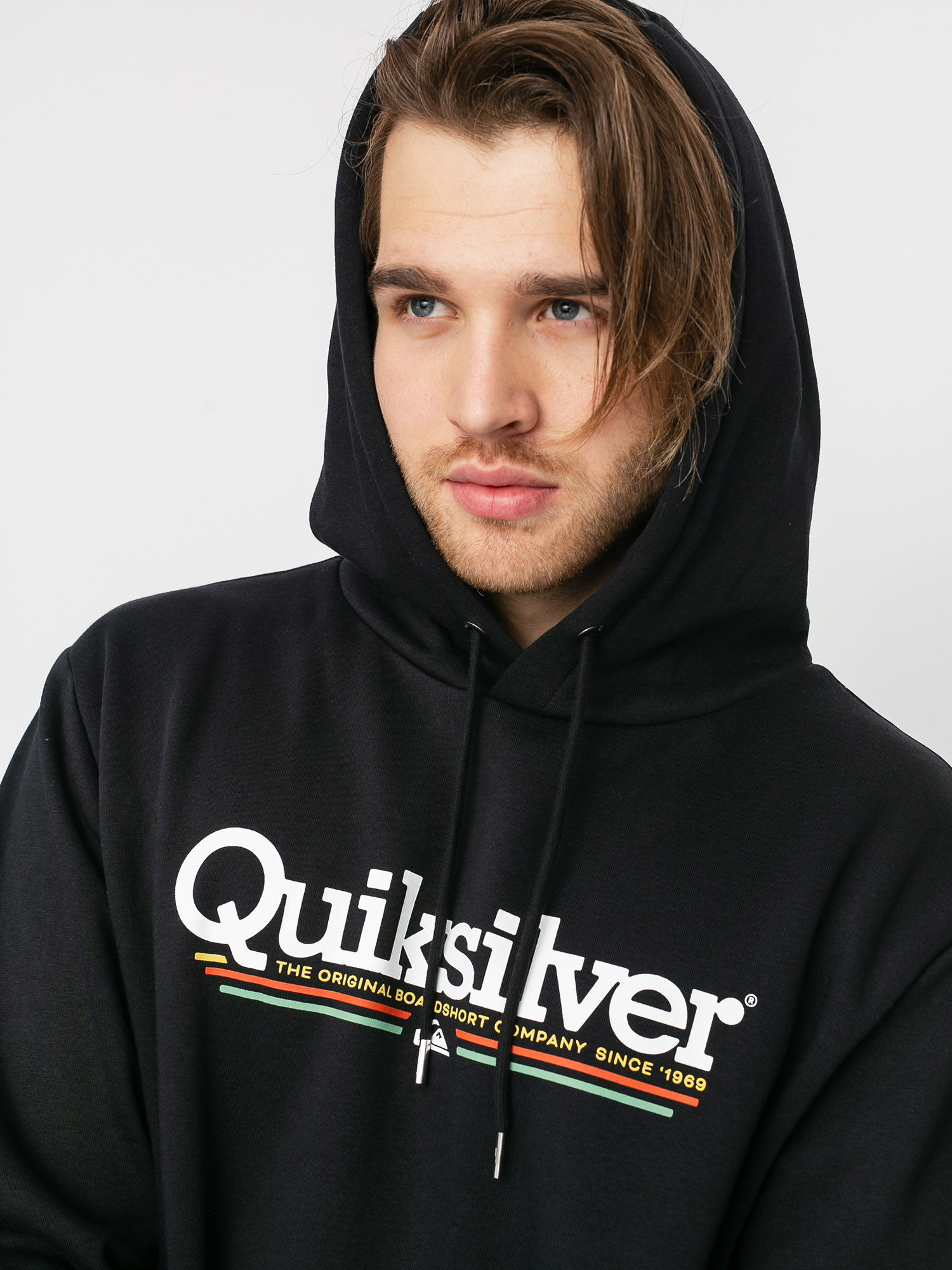 Bluza z kapturem Quiksilver Tropical Lines HD (black)
