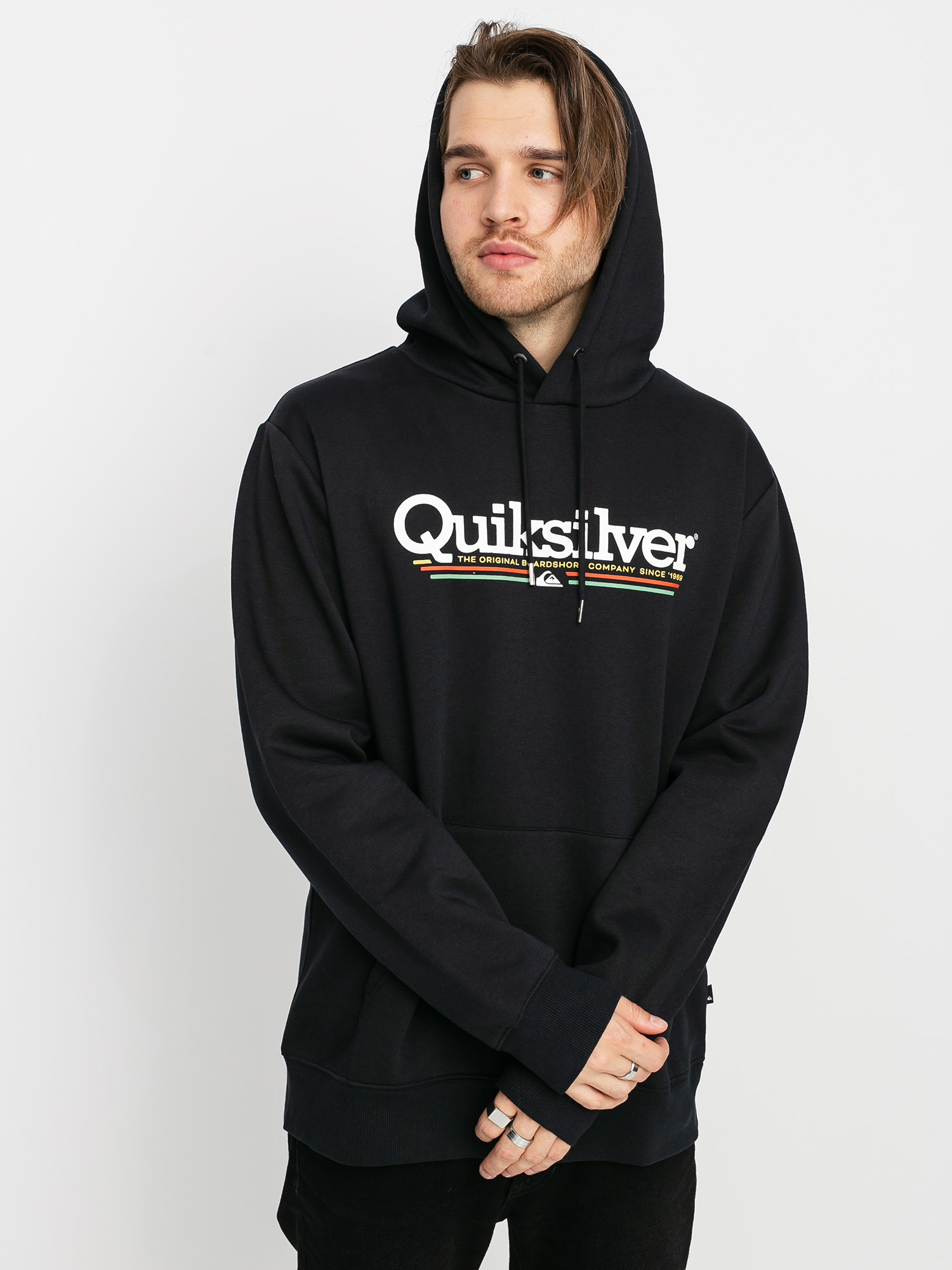 Bluza z kapturem Quiksilver Tropical Lines HD (black)