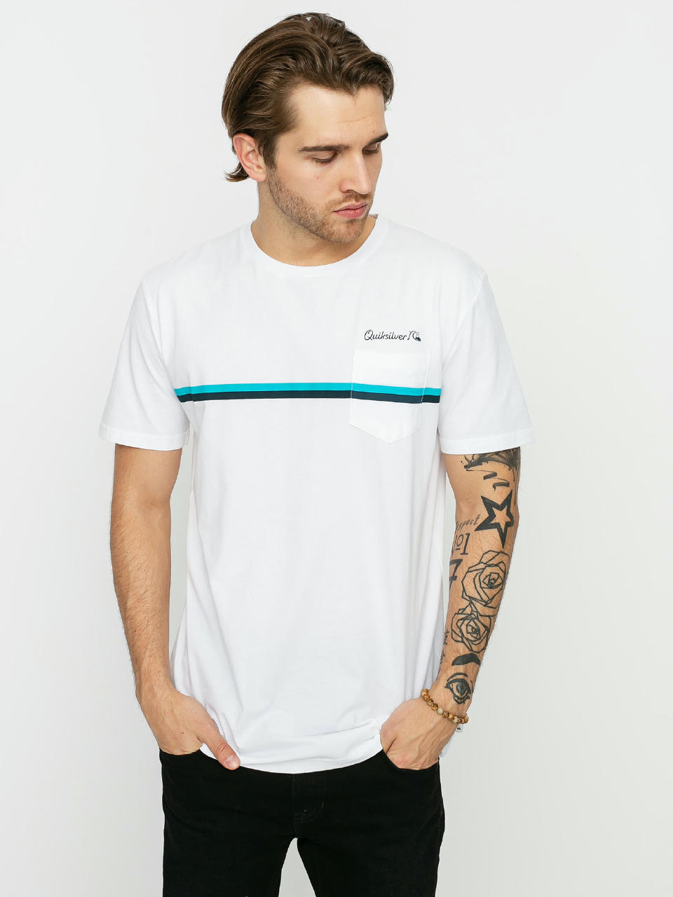 T-shirt Quiksilver High Piped (white)