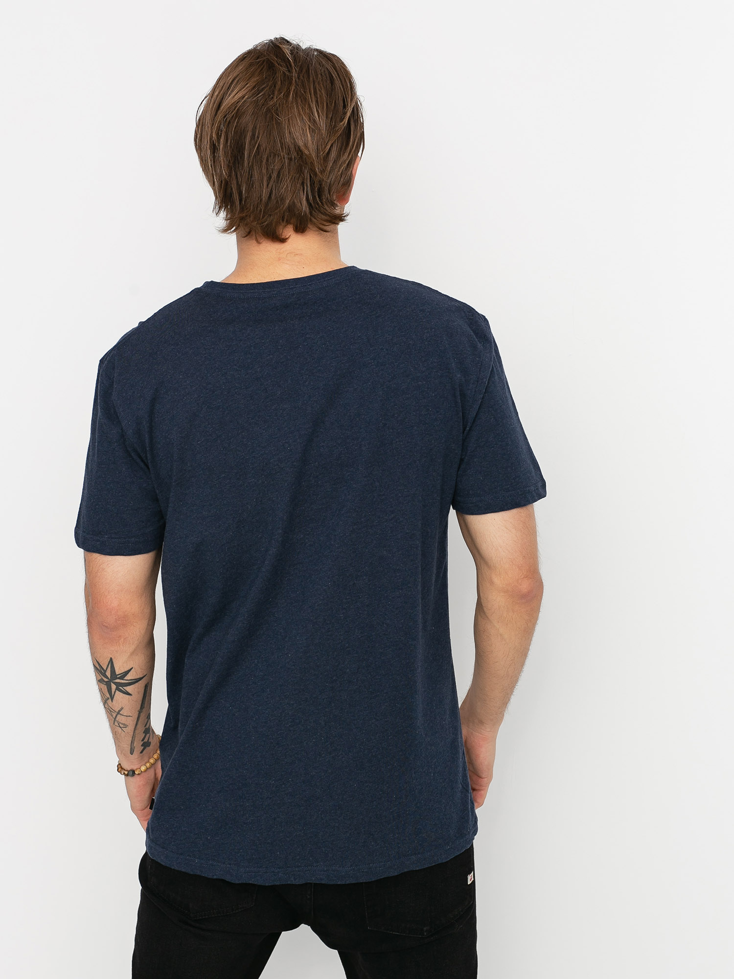 T-shirt Quiksilver High Piped (navy blazer heather)