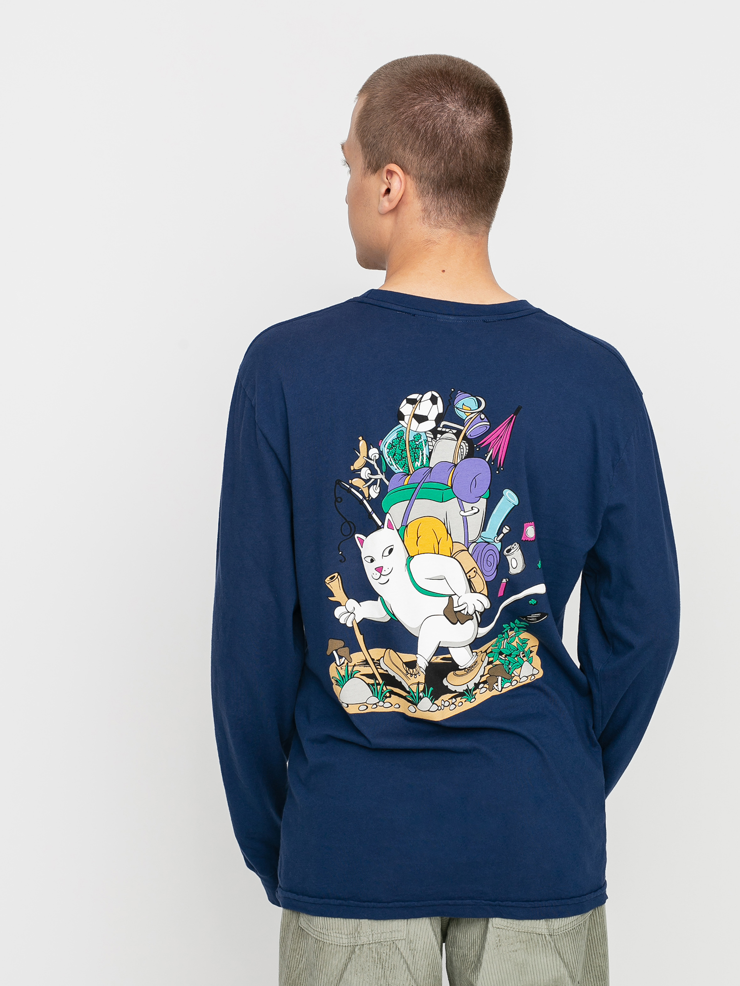 Longsleeve RipNDip Hiker Nerm (navy)