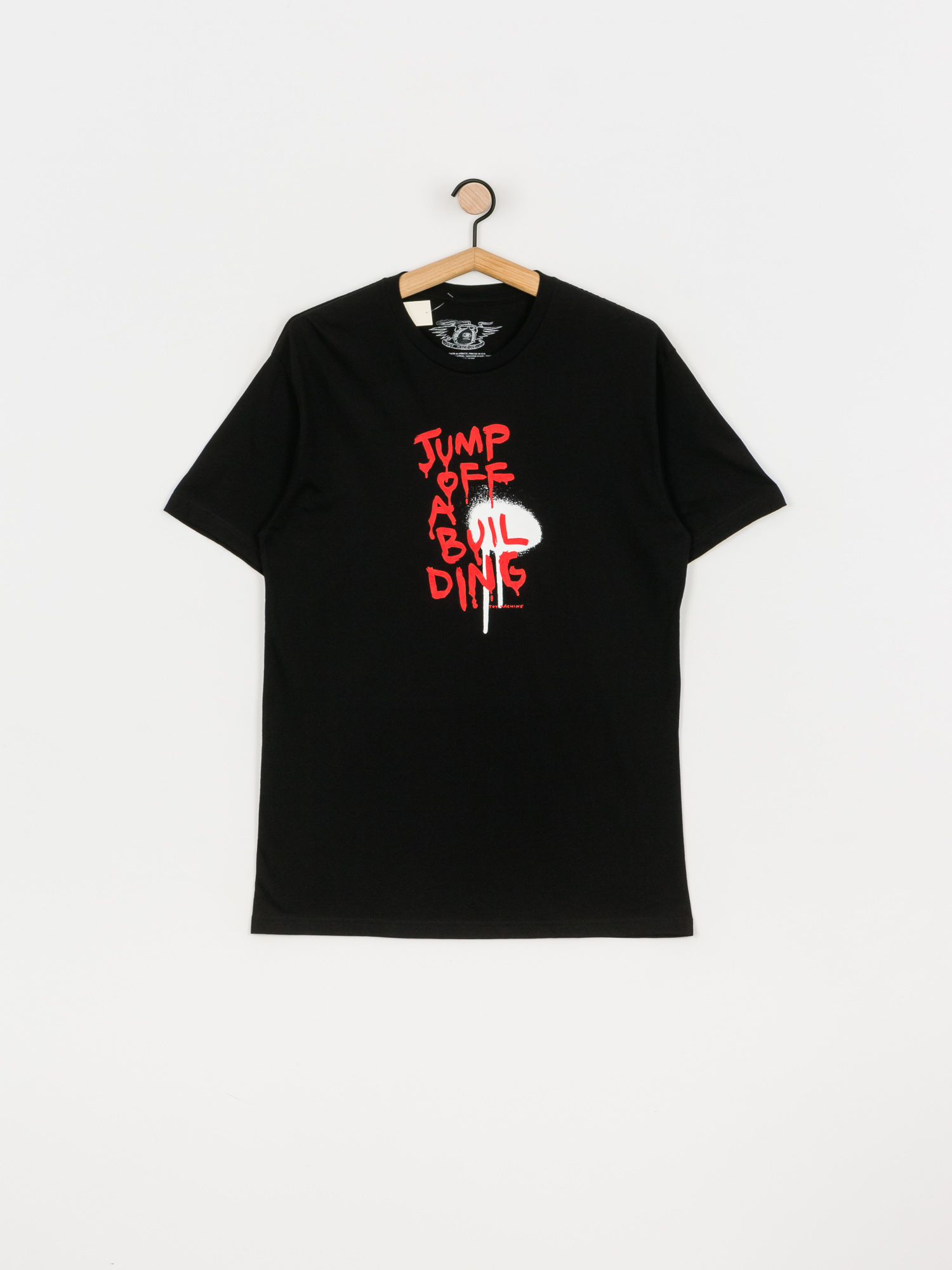 T-shirt Toy Machine Jump Off A Building (black)