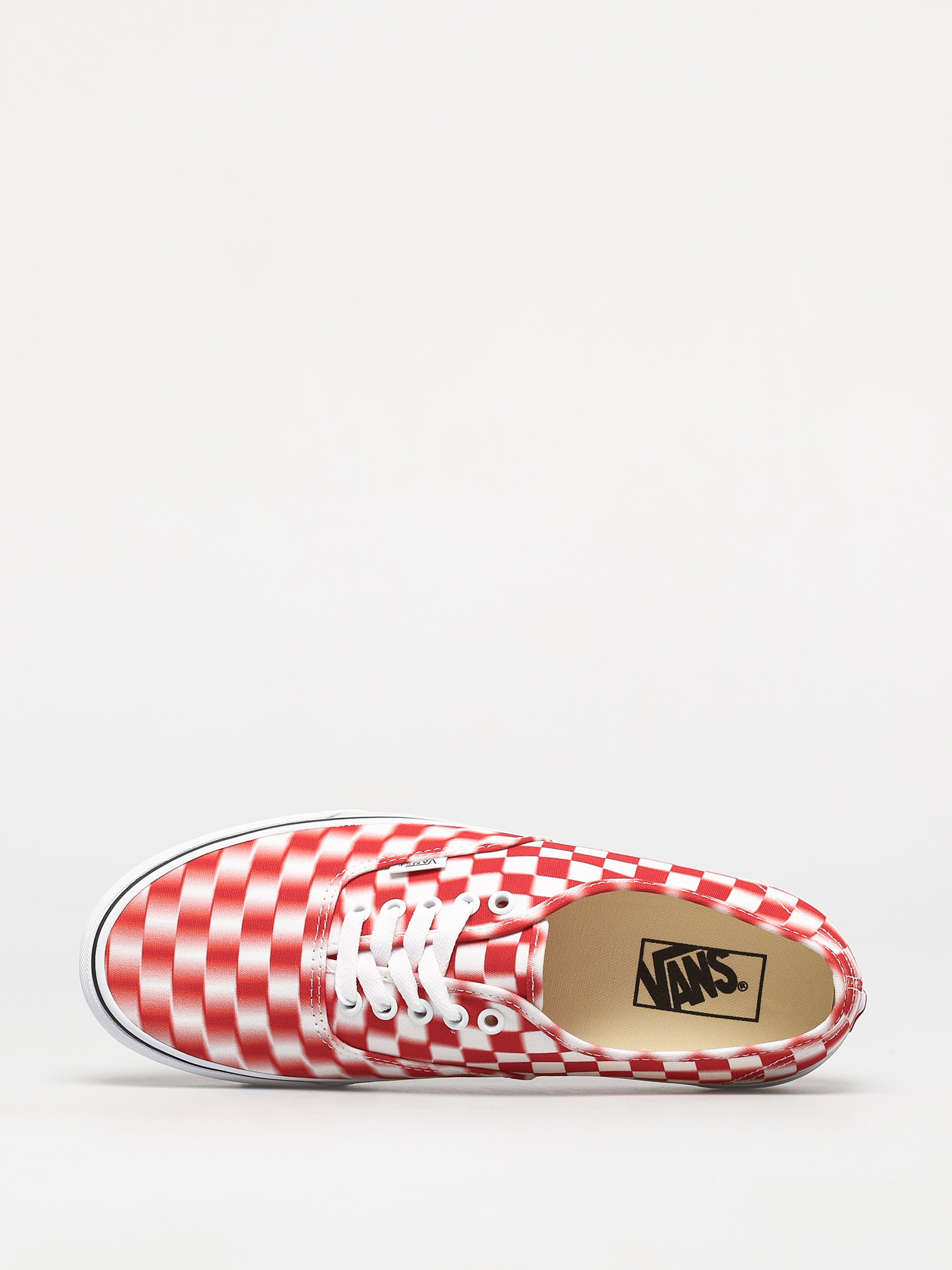Buty Vans Authentic (blur check/true white/red)