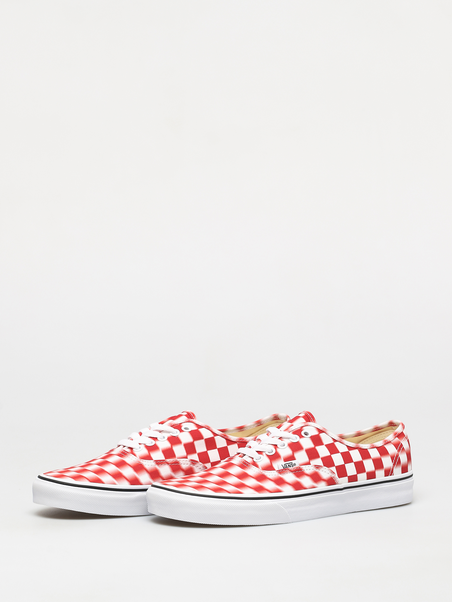 Buty Vans Authentic (blur check/true white/red)