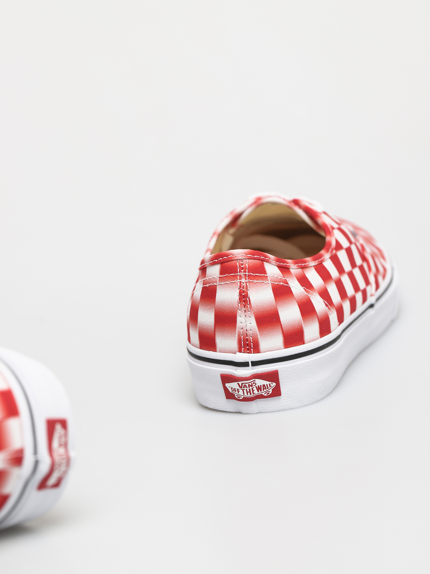 Buty Vans Authentic (blur check/true white/red)