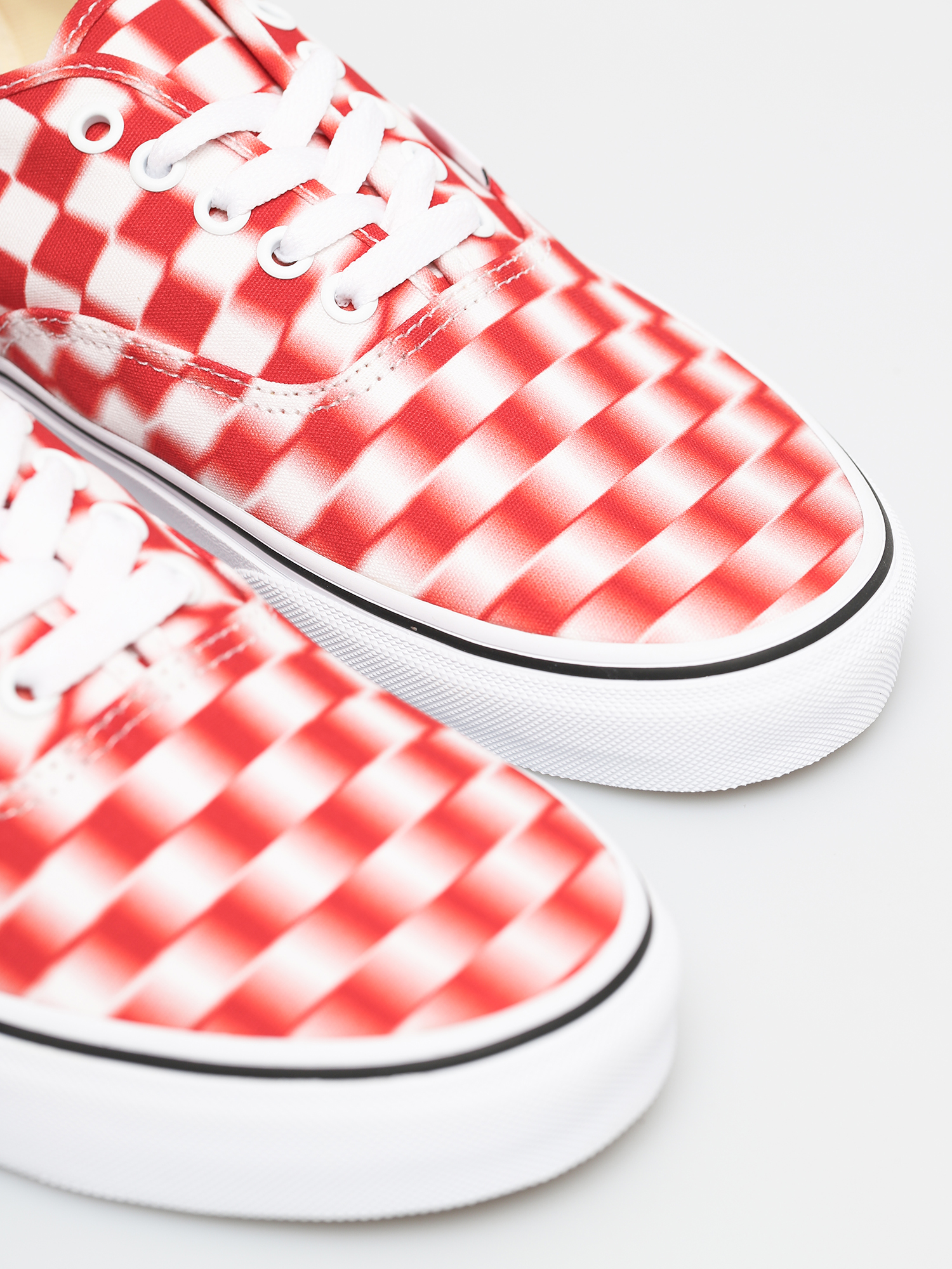 Buty Vans Authentic (blur check/true white/red)