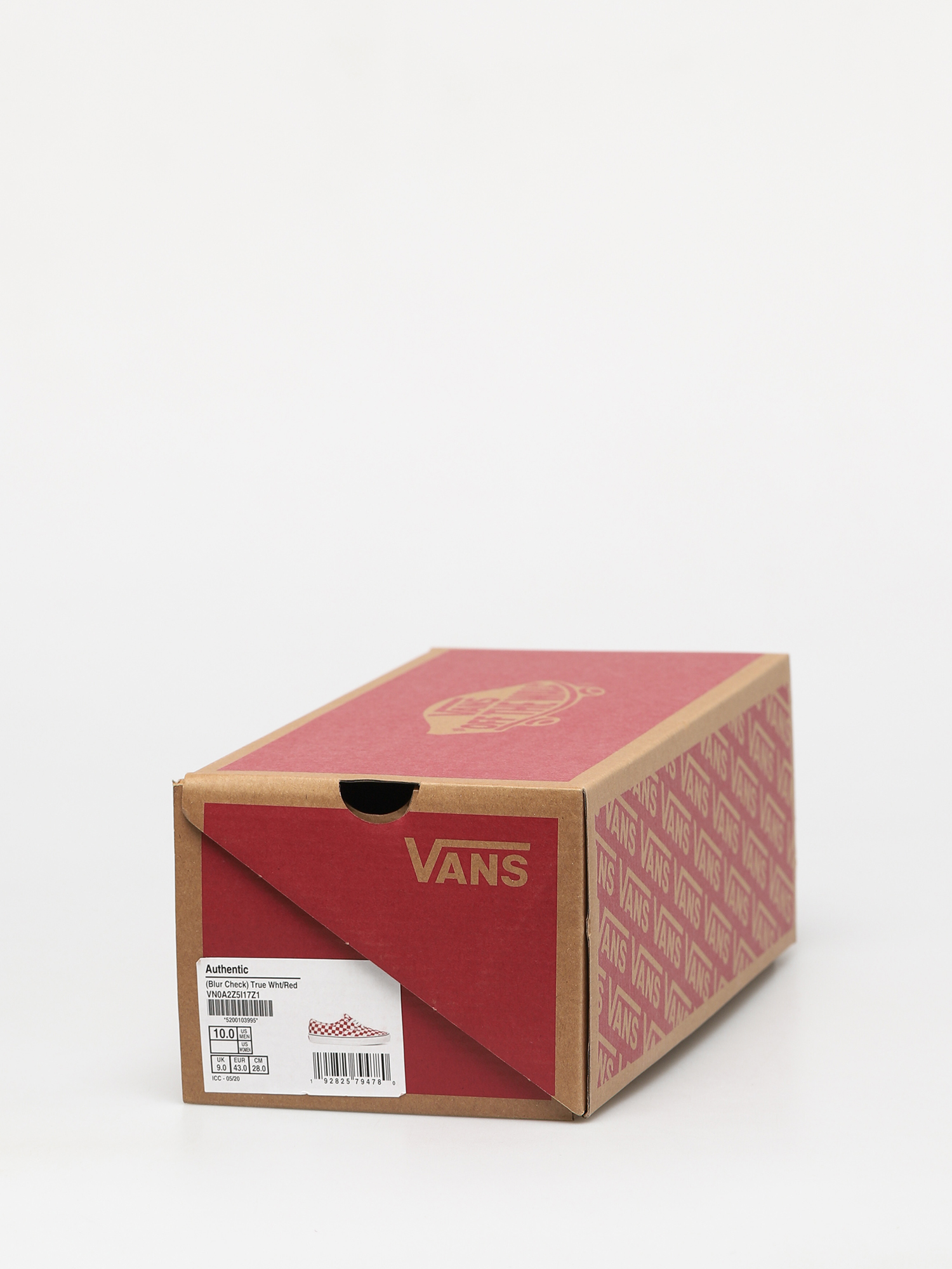 Buty Vans Authentic (blur check/true white/red)