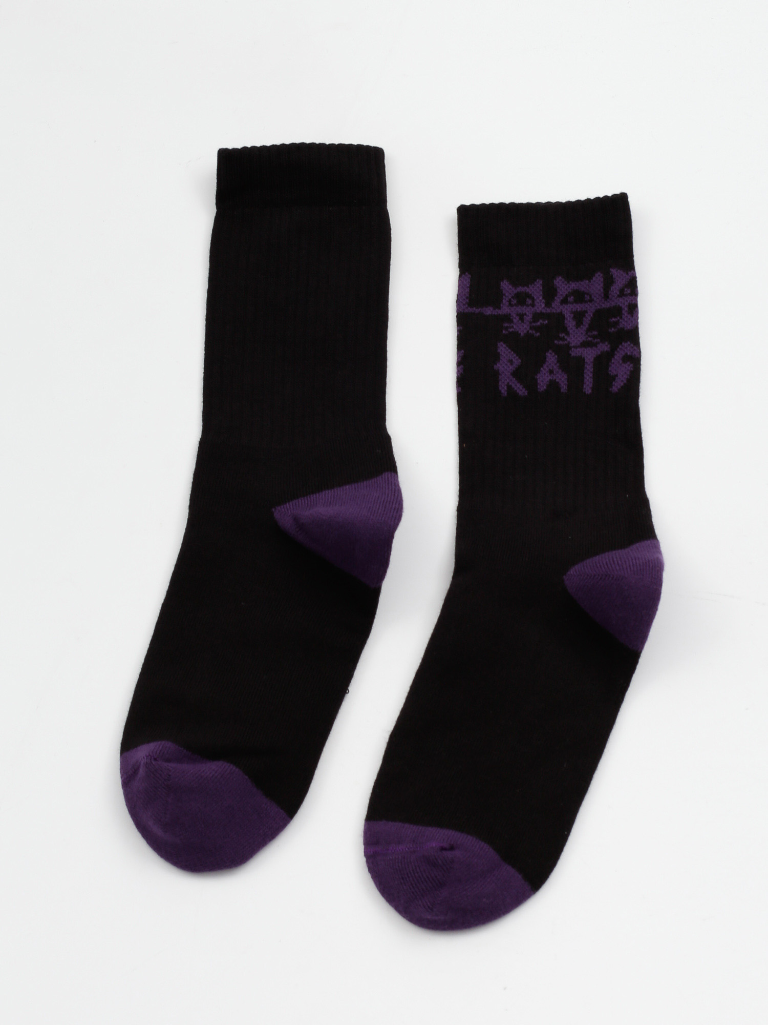 Skarpetki Malita Rats (black/violet)