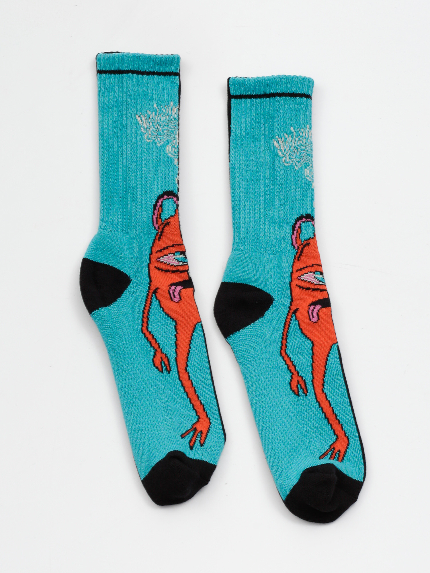 Skarpetki Toy Machine Split Sect (teal/black)