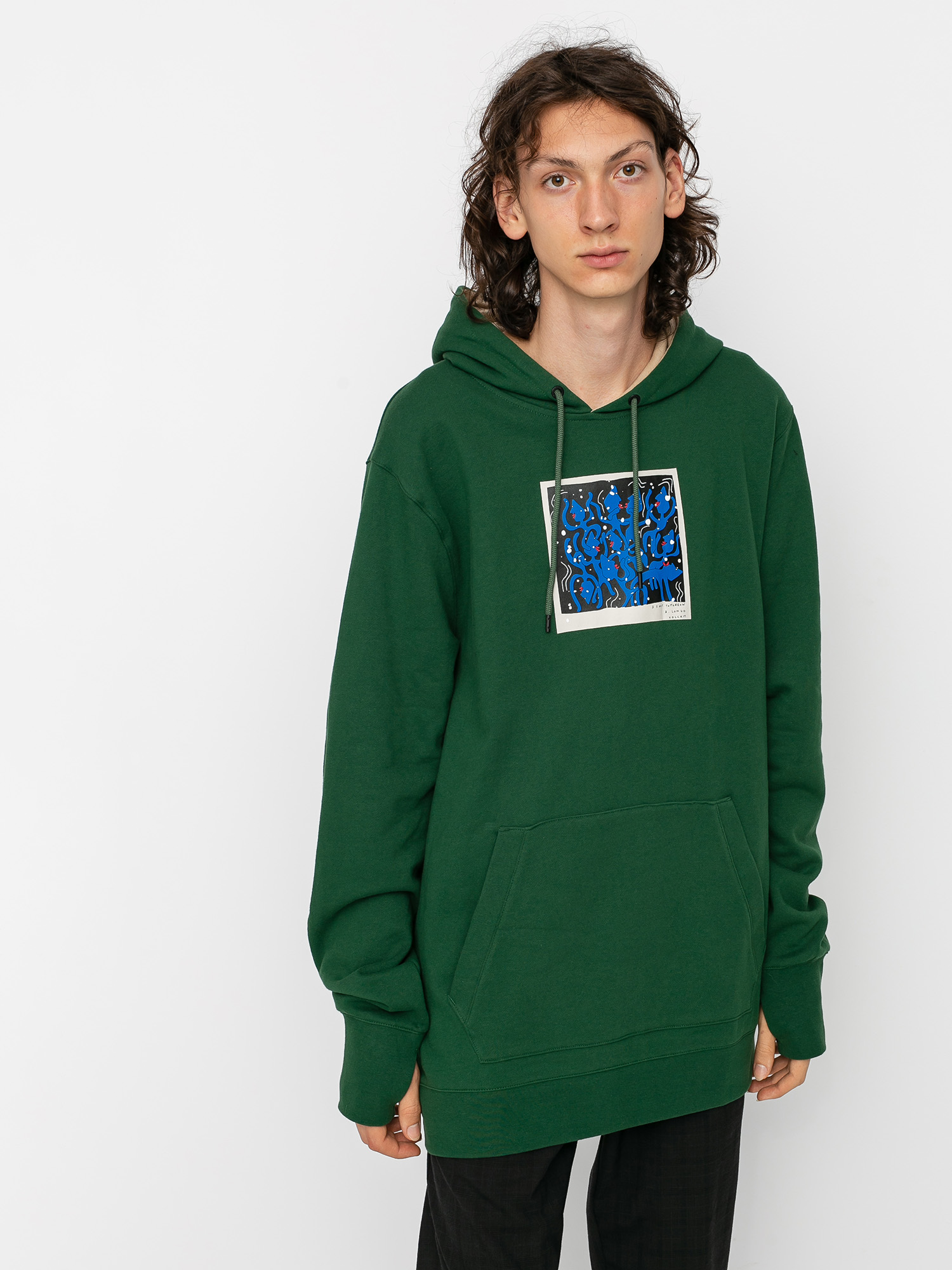 Bluza z kapturem Volcom Di HD (forest)