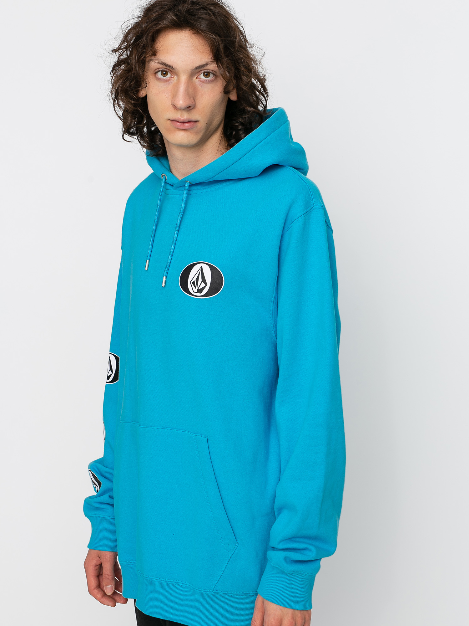 Bluza z kapturem Volcom Stone Stack HD (aqua)