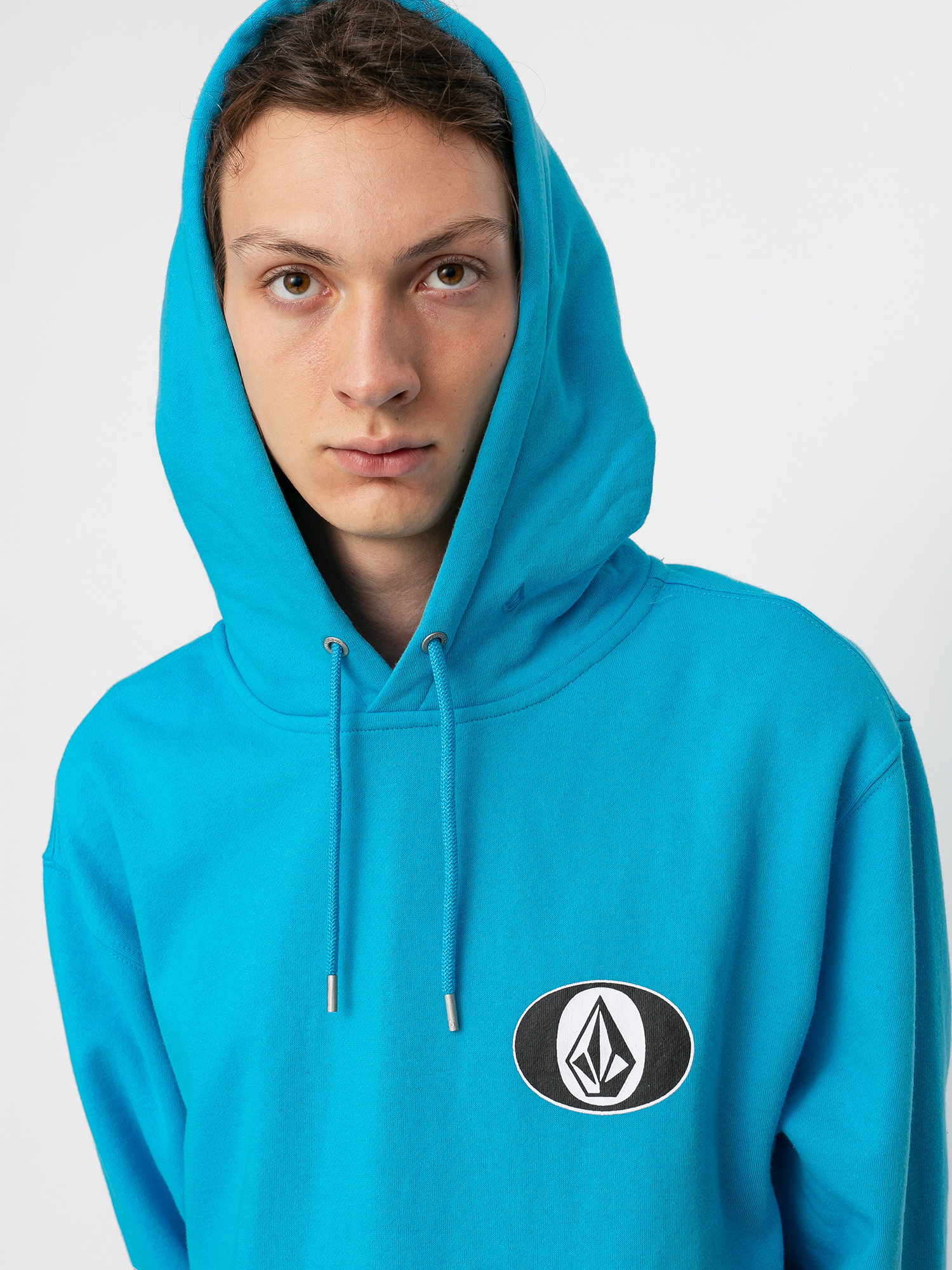 Bluza z kapturem Volcom Stone Stack HD (aqua)