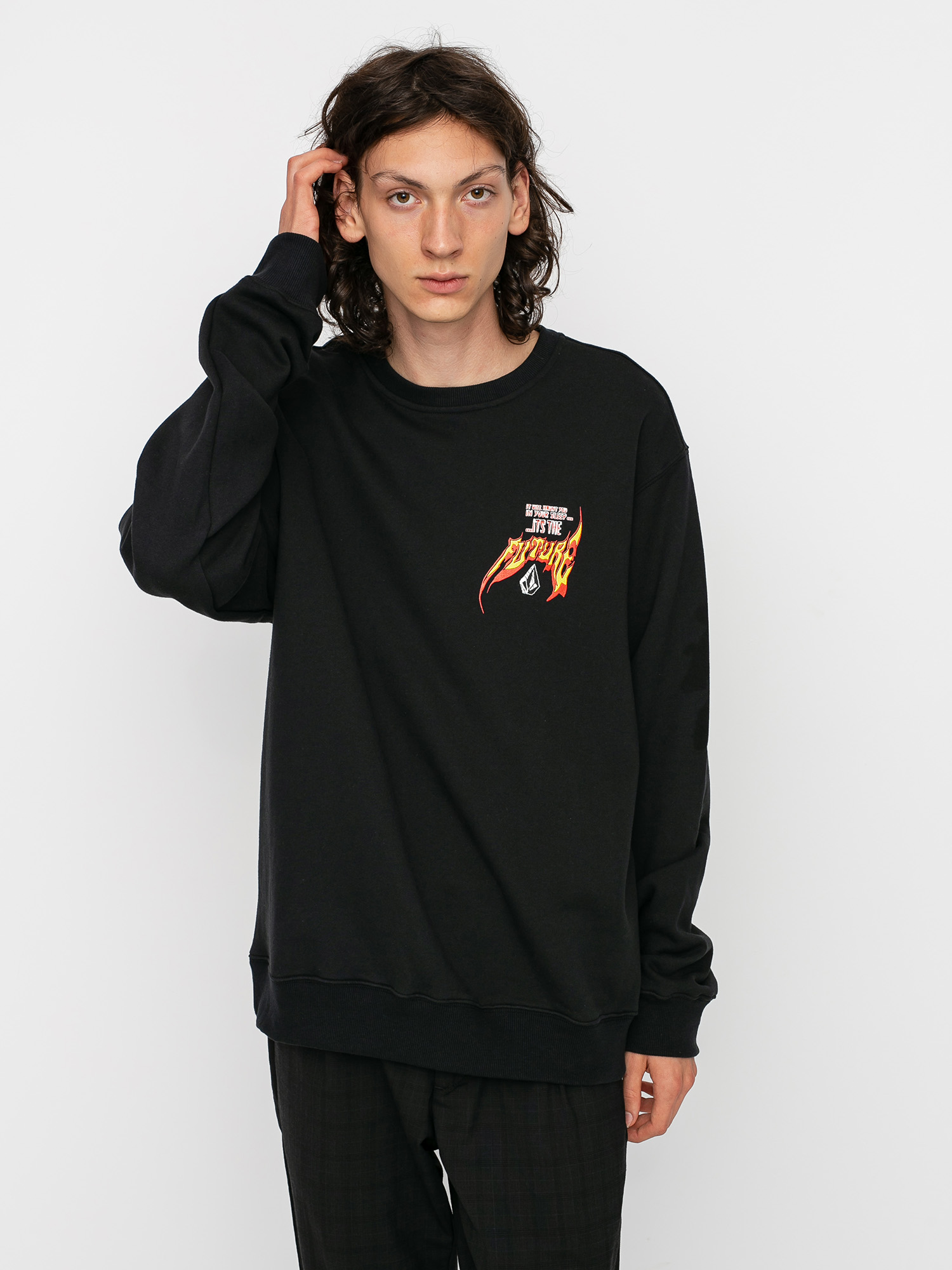 Bluza Volcom Scaromatic Crew (black)