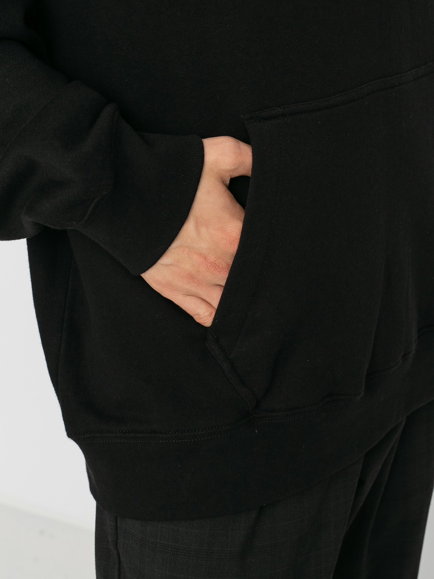 Bluza z kapturem Fox Legacy Fox Head HD (black/black)