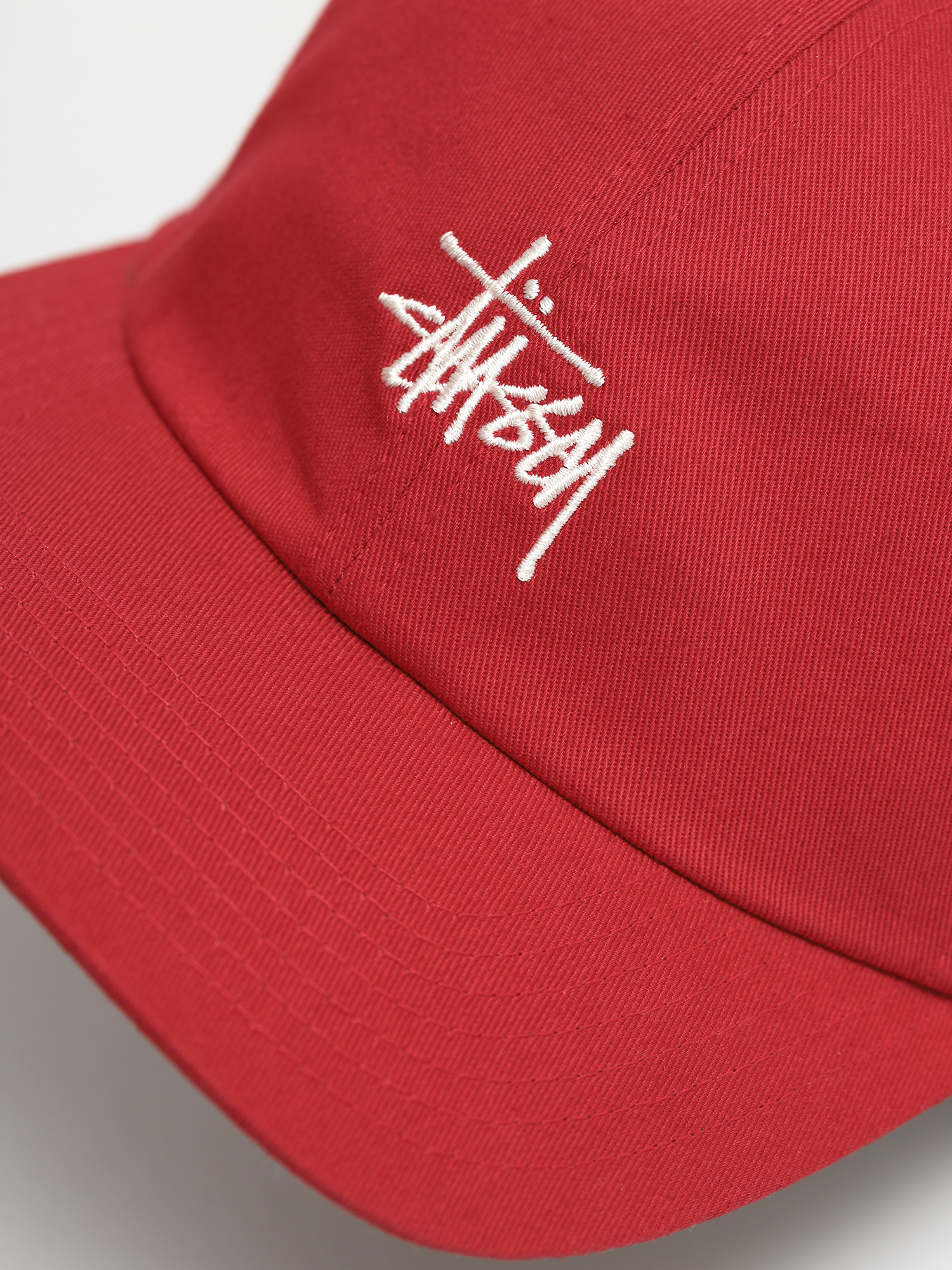 Czapka z daszkiem Stussy Stock Low Pro ZD (red)